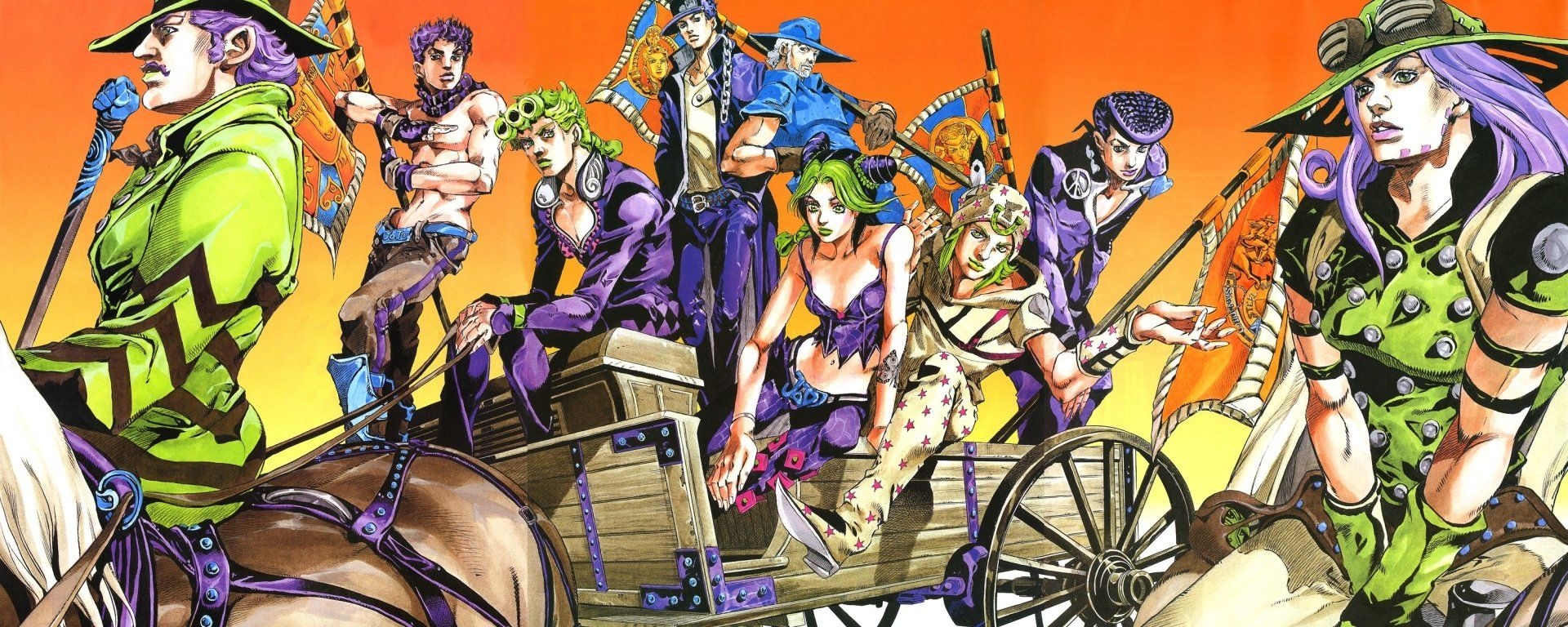 1920x770 Gyro Zeppeli HD Wallpaper and Background Image, Dual Screen