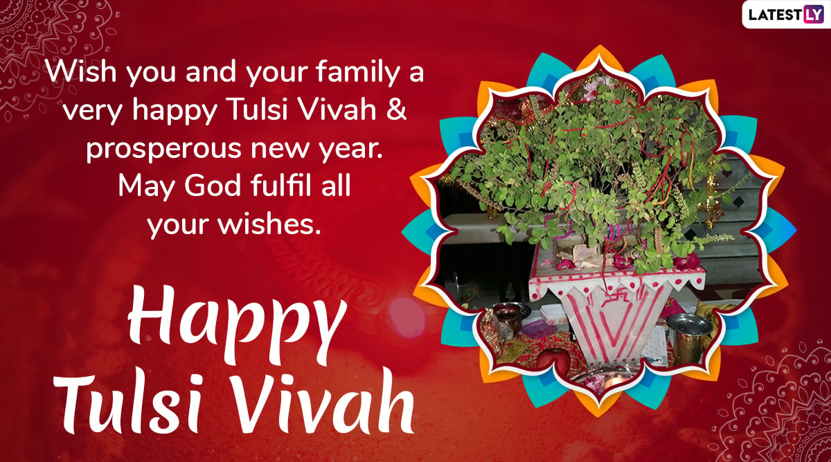 1200x670 Tulsi Vivah 2019 Wishes: WhatsApp Stickers, Facebook Greetings, GIF Image, SMS And Messages to Send on The Festival, Desktop