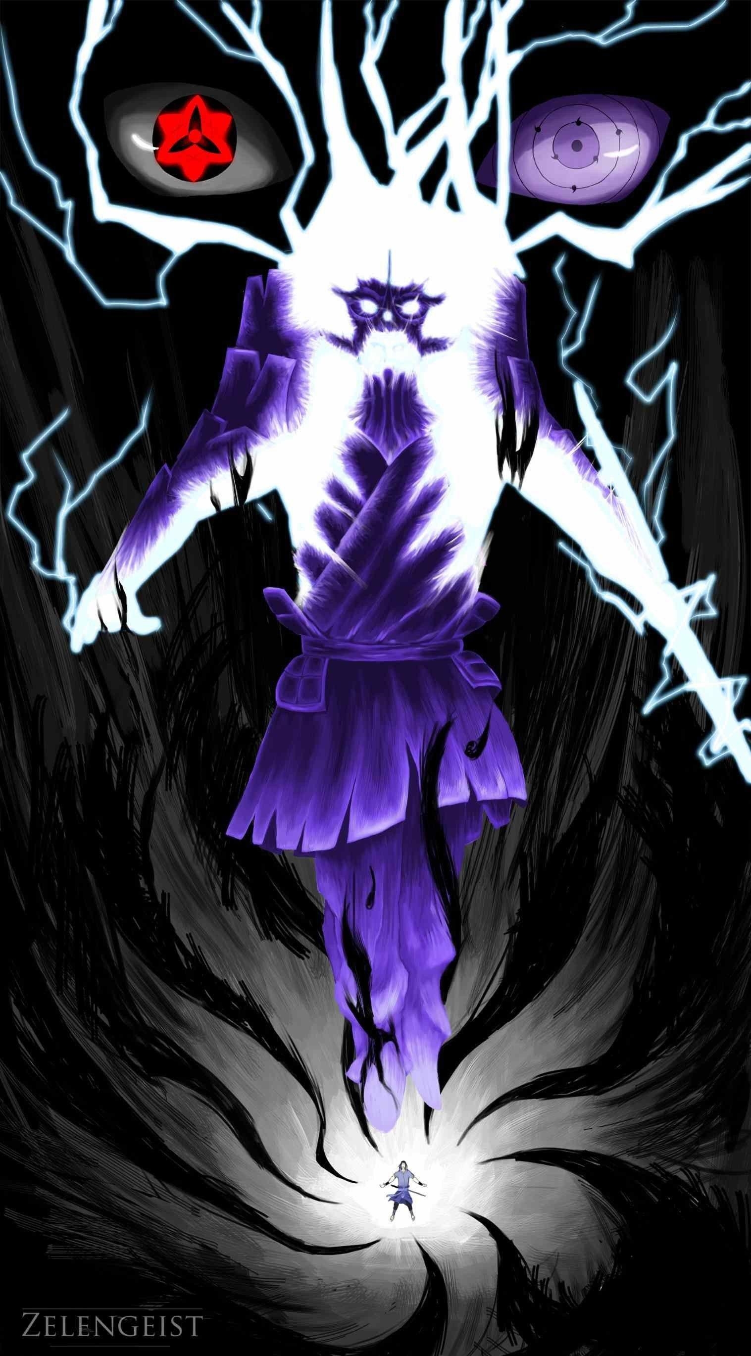 1520x2740 Madara and Obito Wallpaper, Phone