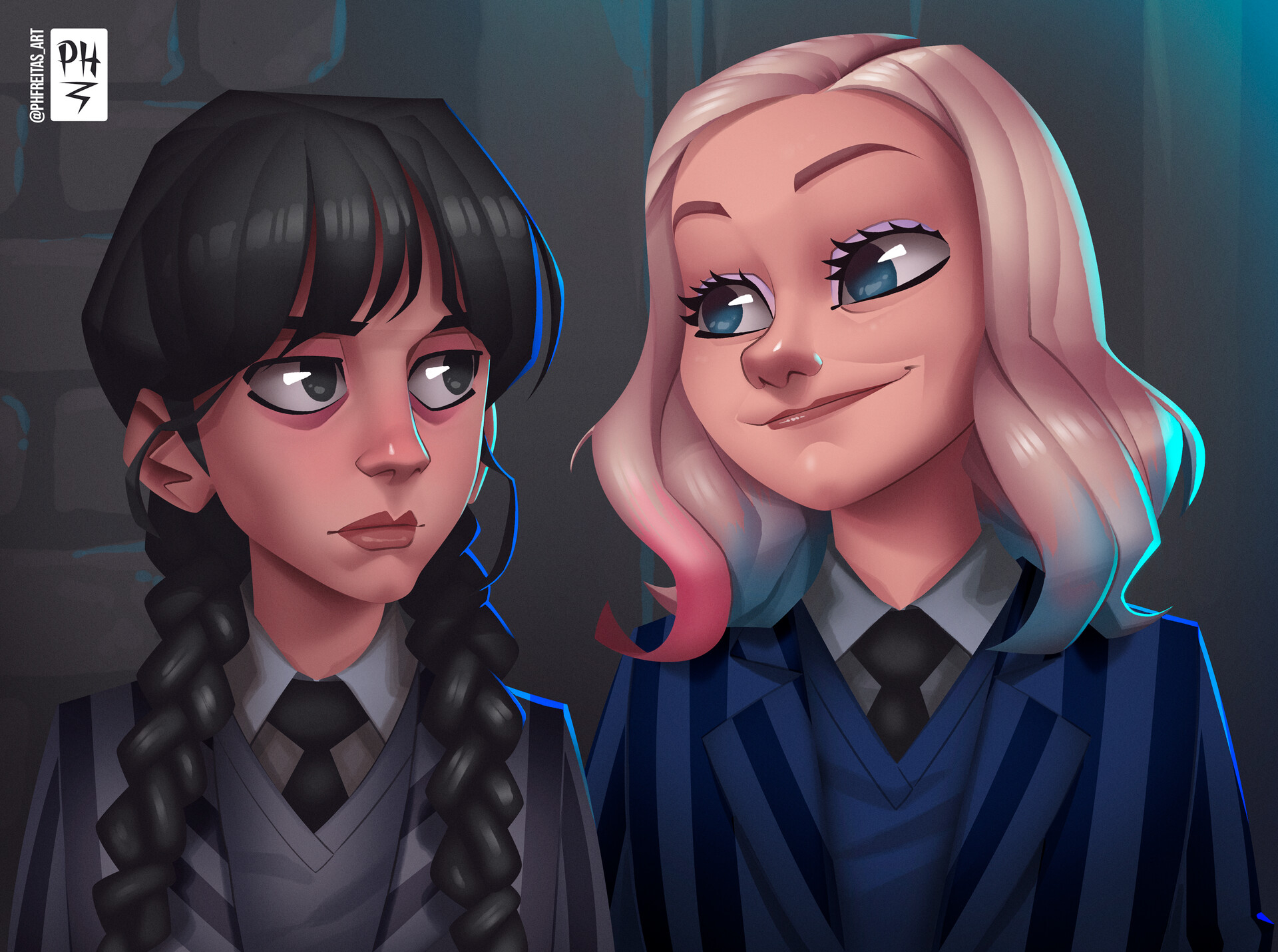 1920x1430 Wednesday Addams & Enid Sinclair, Desktop