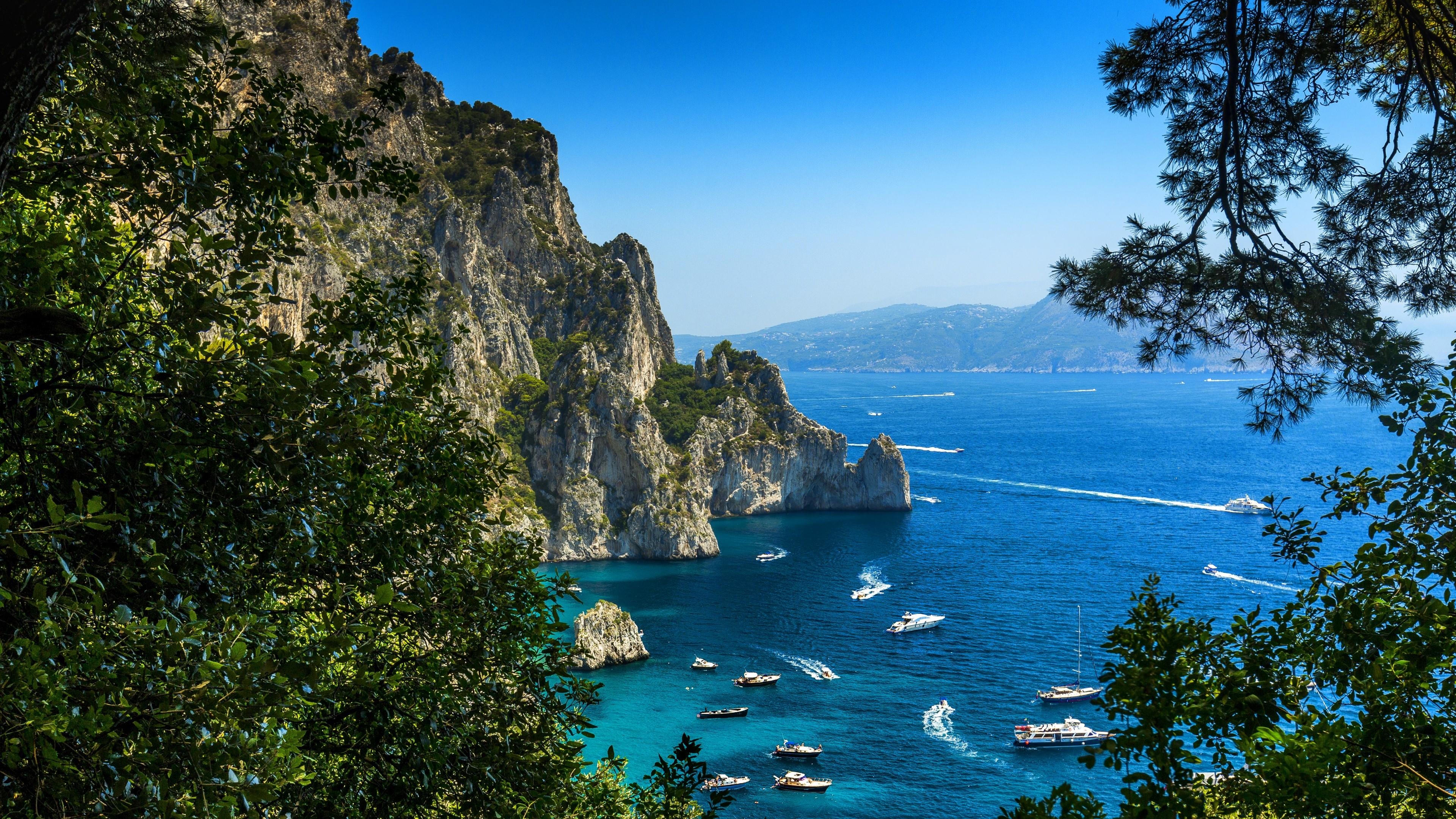 3840x2160 Hi Def Wallpaper Picture Of Positano Italy, Desktop