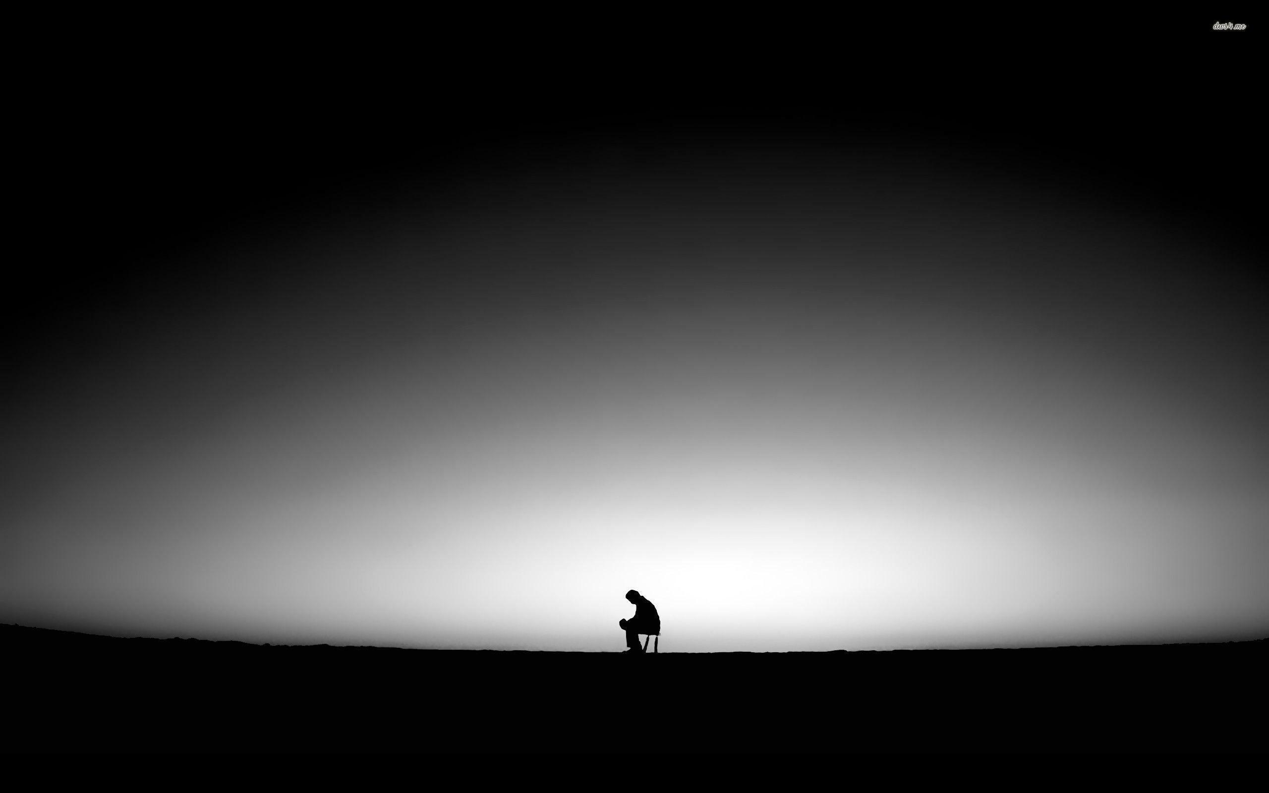 2560x1600 Alone Boy Wallpaper Src Free Sad Wallpaper For HD And White Sad HD HD Wallpaper, Desktop