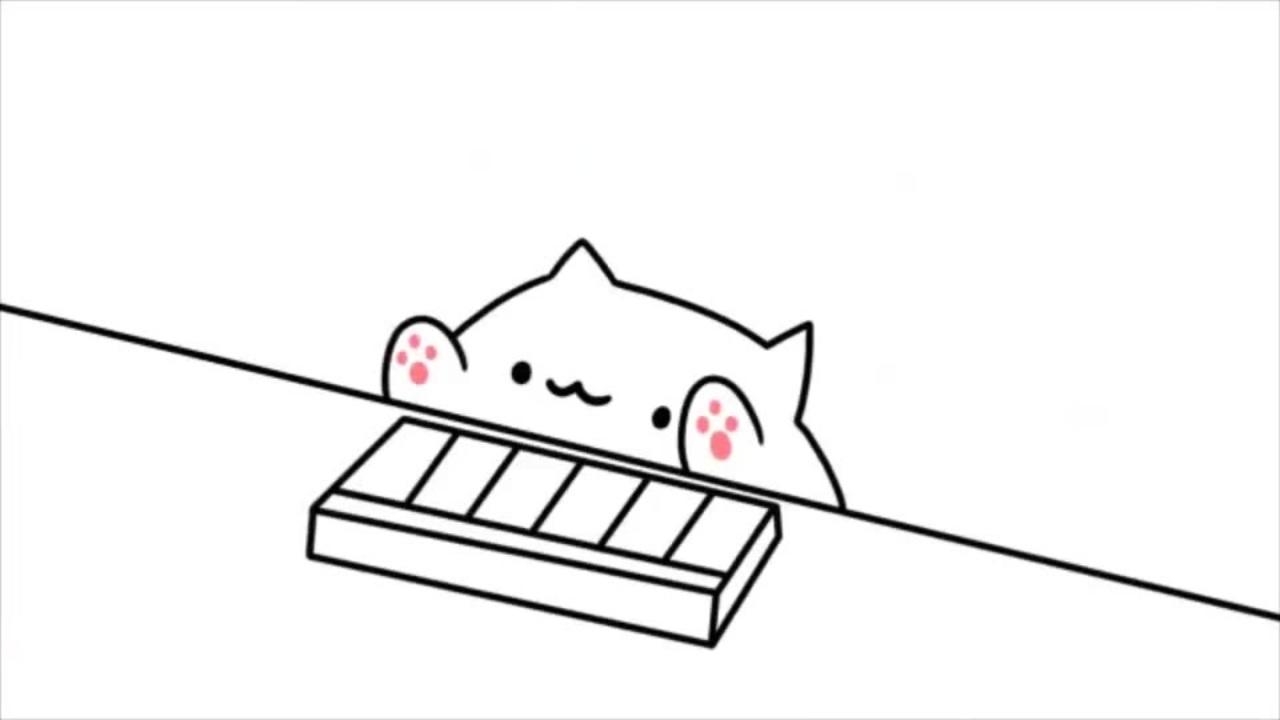 1280x720 Bongo Cat wallpaper, Desktop