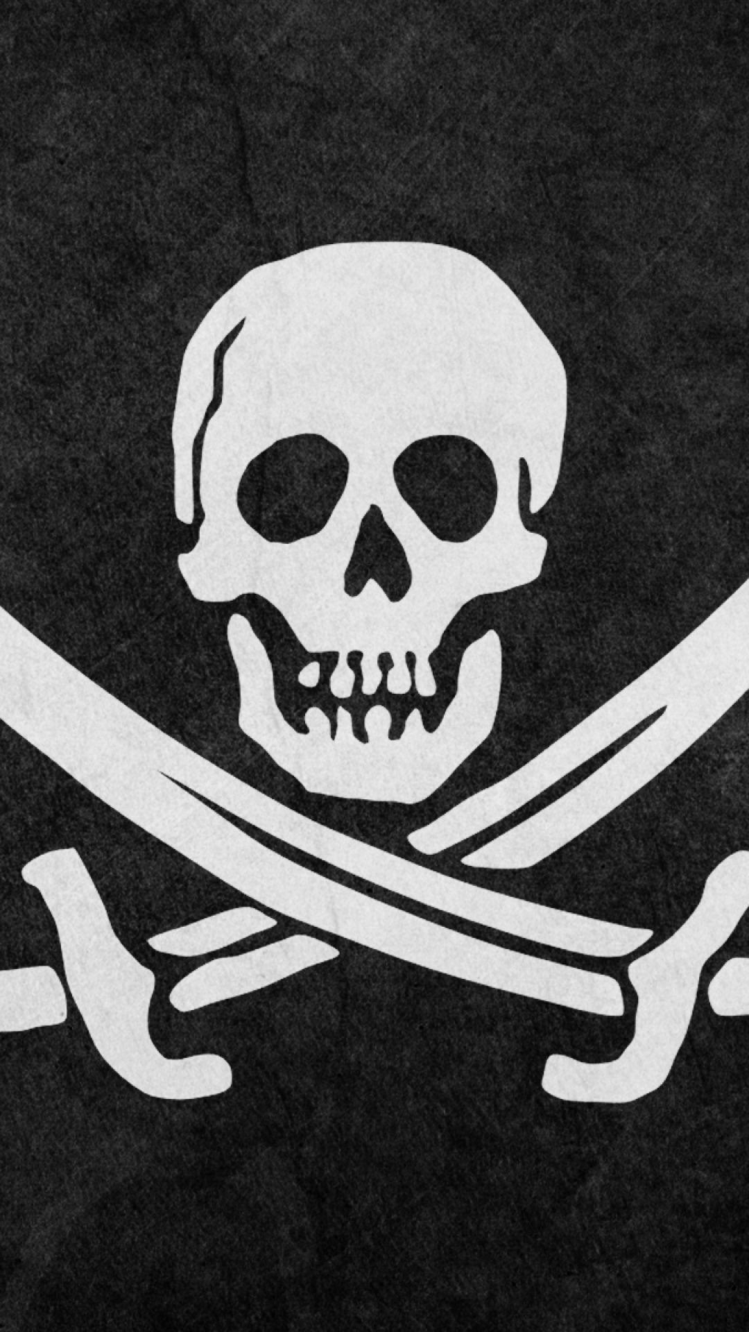 1080x1920 Pirate Flag Mobile Phone Wallpaper, Phone