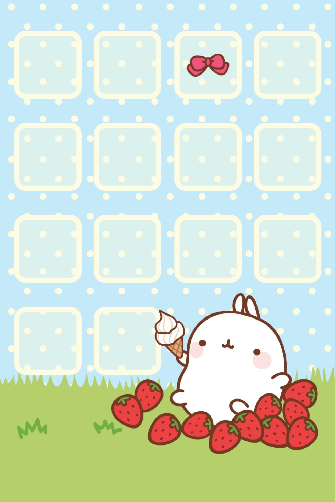 1280x1920 Kawaii Pastel Laptop Wallpaper, Phone