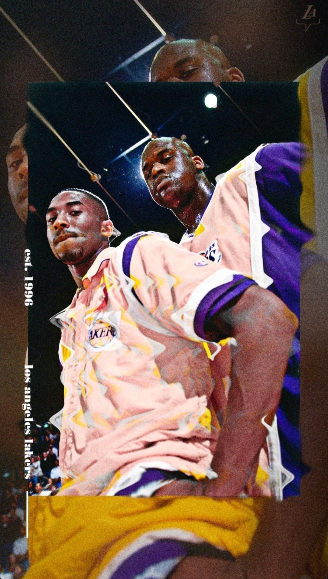 1080x1910 Kobe Bryant and Shaquille O'Neal wallpaper. Lakers wallpaper, Nba, Phone