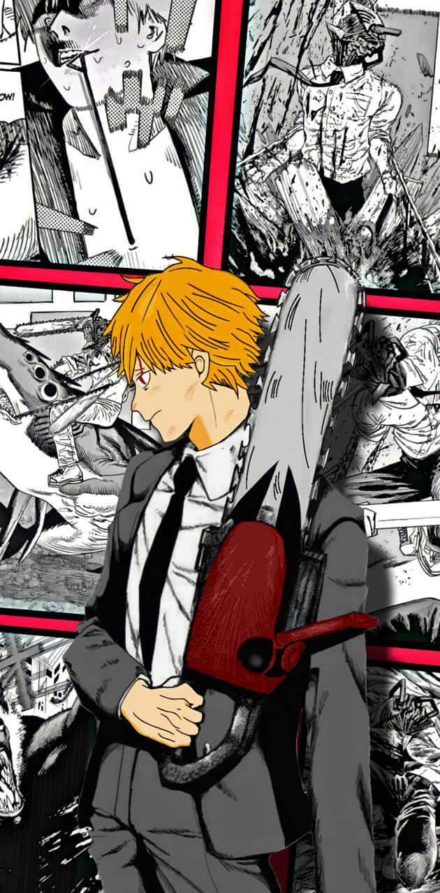 630x1280 Download Dynamic Denji Chainsaw Man PFP, Phone