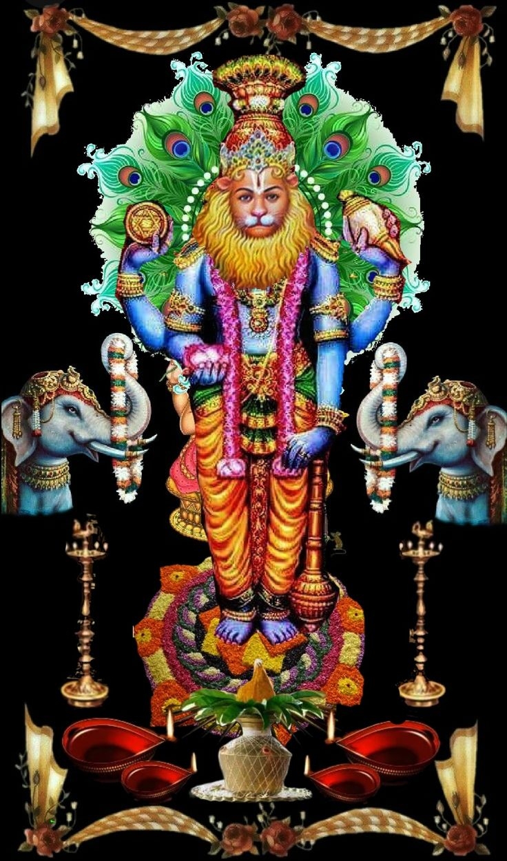 740x1260 Lord Narasimha Nama. God illustrations, Lord krishna wallpaper, Lord vishnu wallpaper, Phone