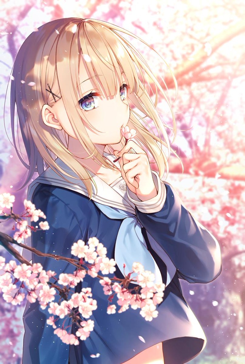 810x1200 Anime Cute Blonde Wallpaper, Phone