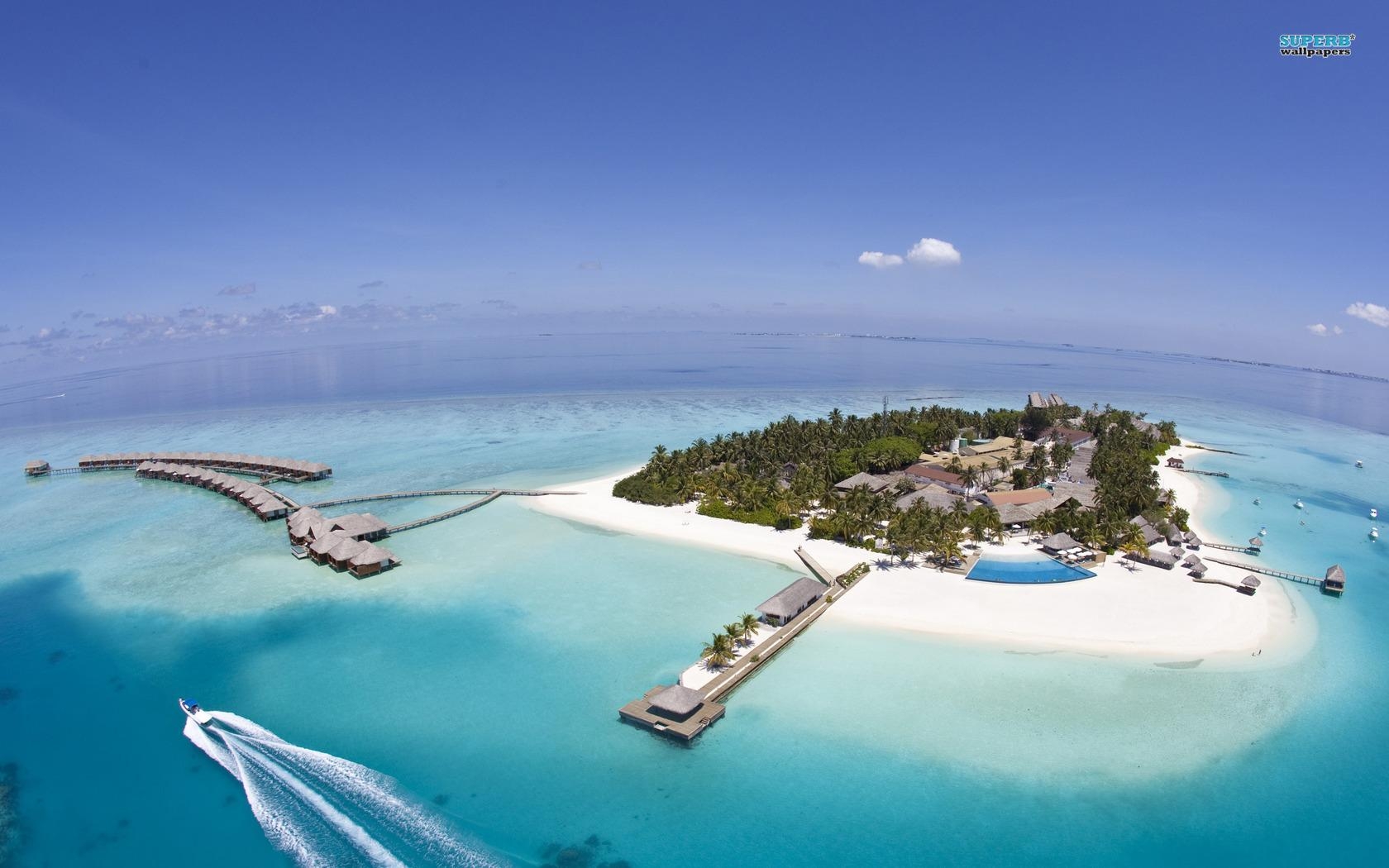 1680x1050 Beautiful Maldives Wallpaper, Desktop