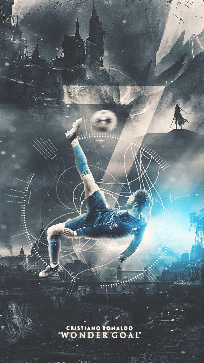 670x1200 Cristiano Ronaldo Bicycle Kick, Phone