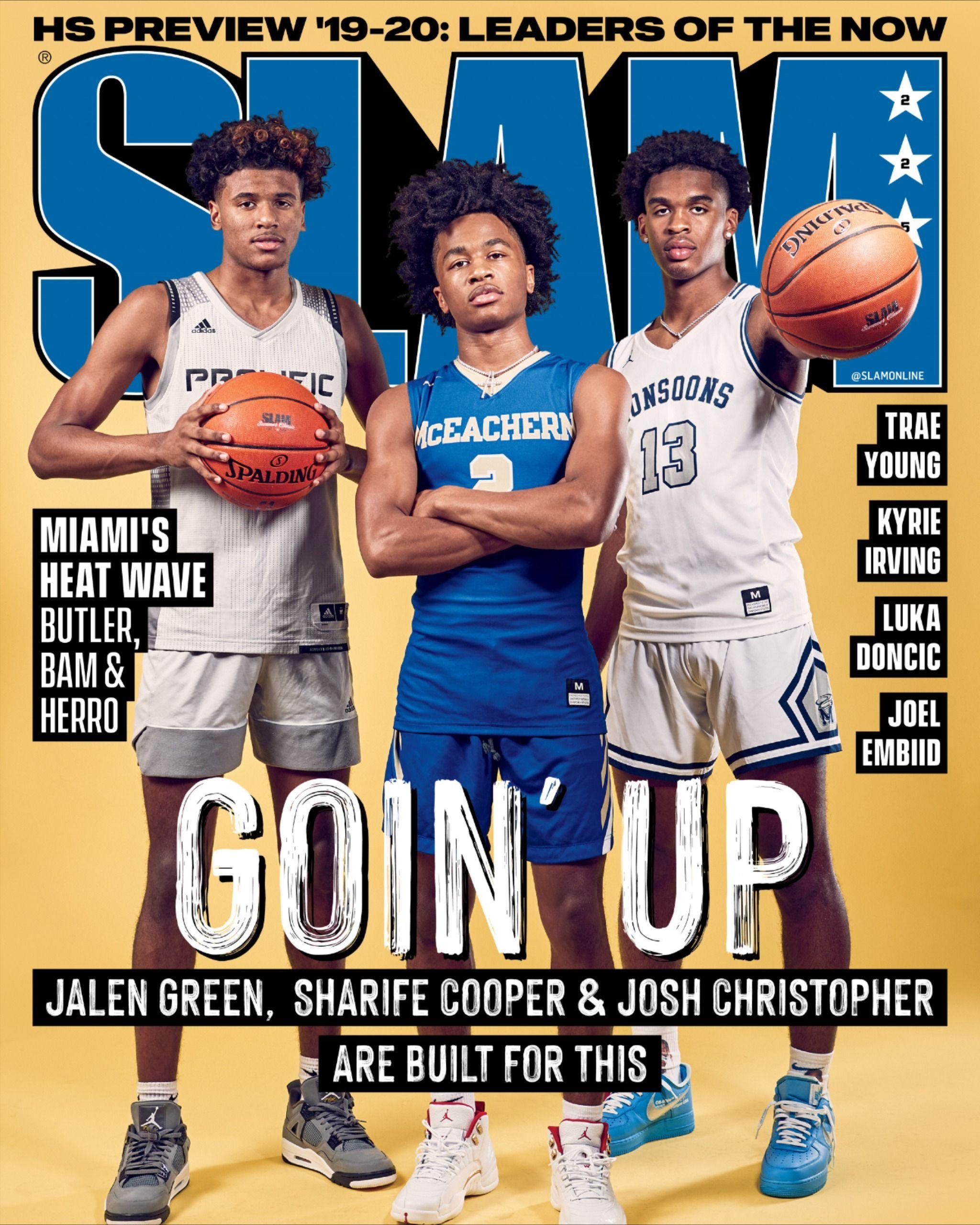 2050x2560 Sharife Cooper, Jalen Green & Josh Christopher Cover SLAM 225, Phone