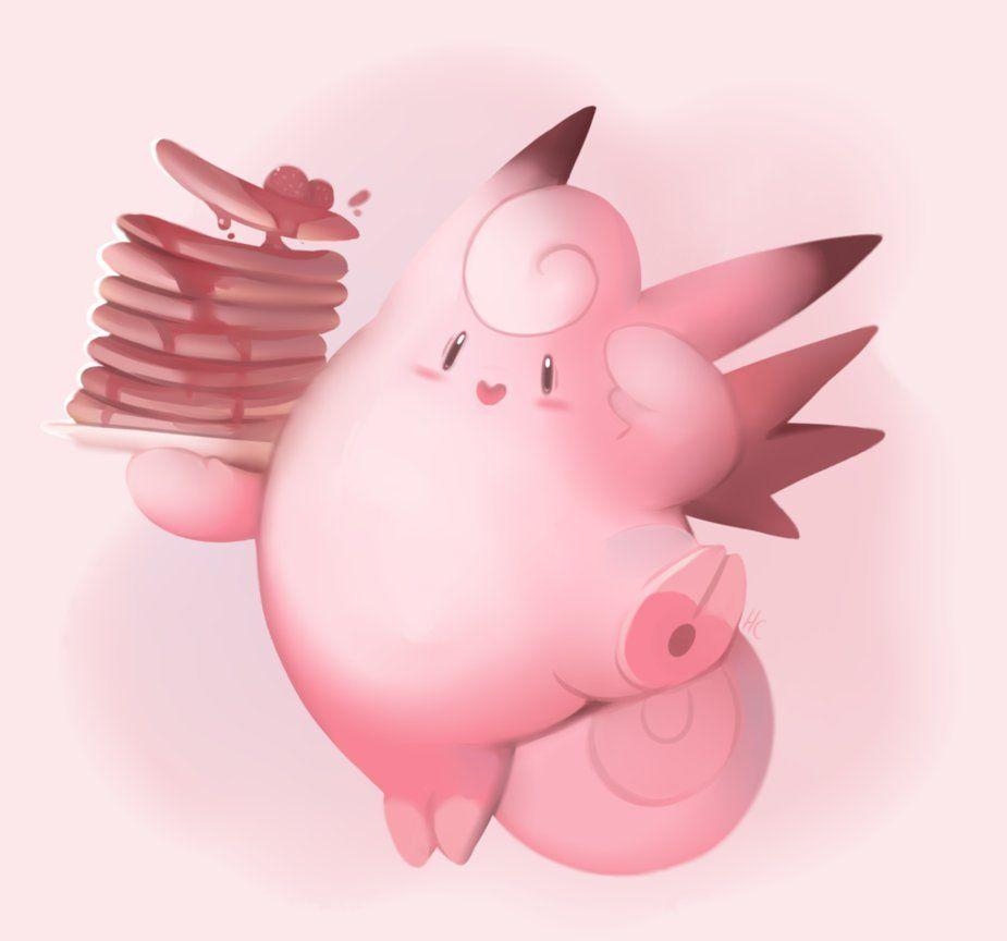 930x870 Clefable With Pancakes, Desktop