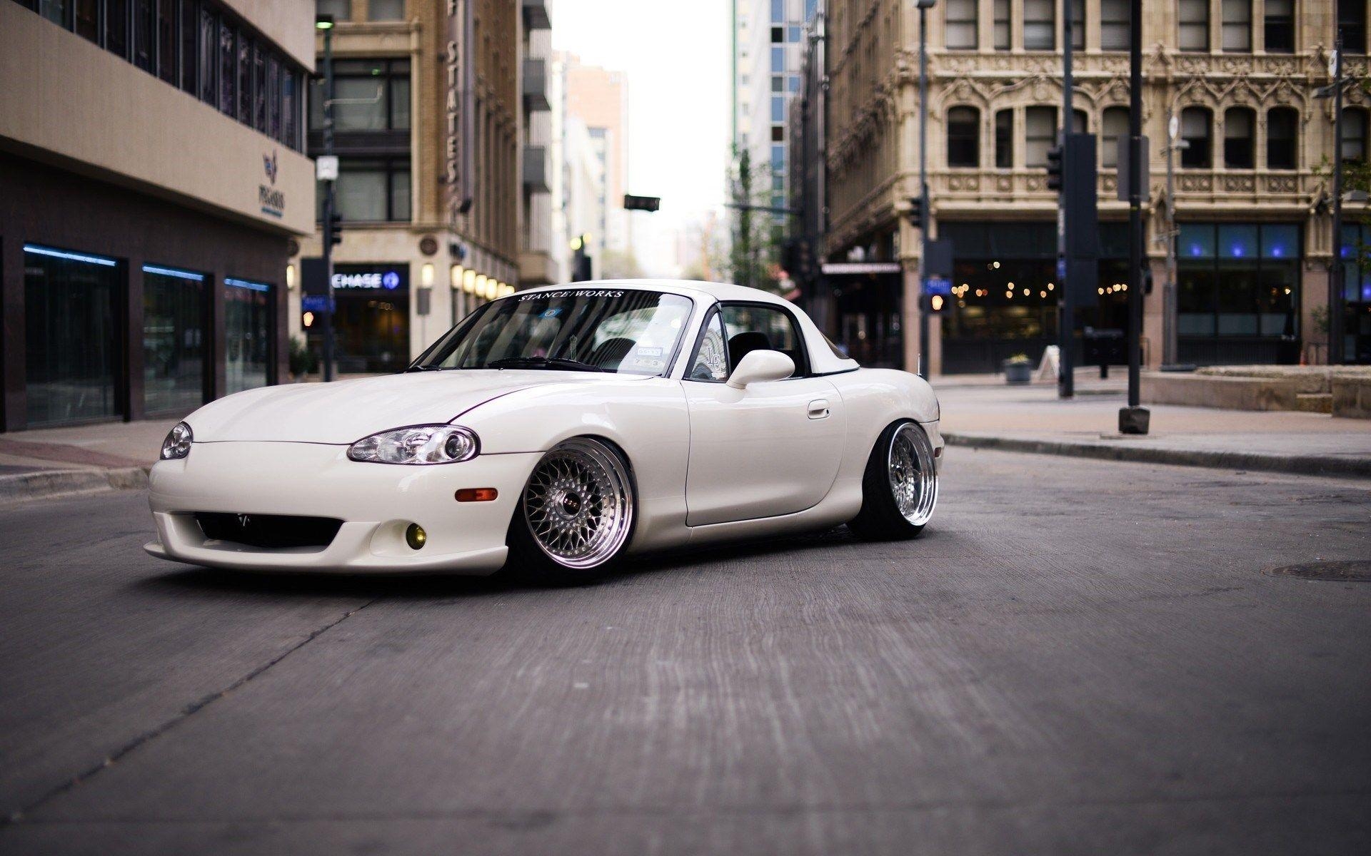 1920x1200 White Mazda Miata Wallpaper 44537  px, Desktop