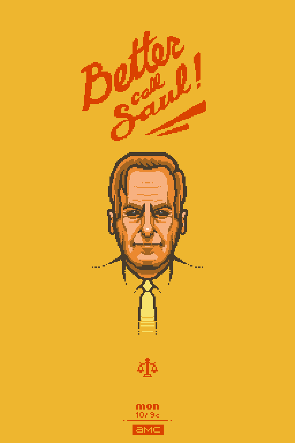 1030x1540 Saul Goodman Pixelart, Phone