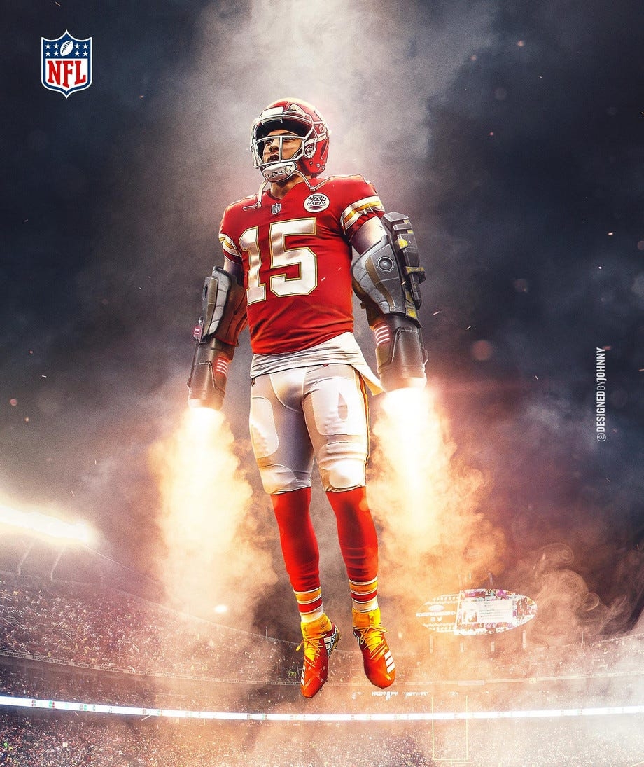 920x1100 Showcasing Patrick Mahomes in Stunning, Phone