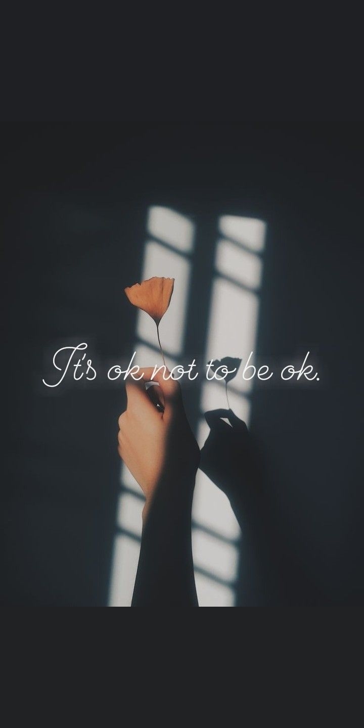 720x1440 im not ok but it's ok. Love quotes wallpaper, Wallpaper iphone, Phone