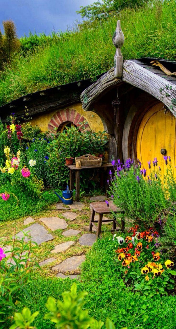 740x1380 Hobbit House Wallpaper, Phone