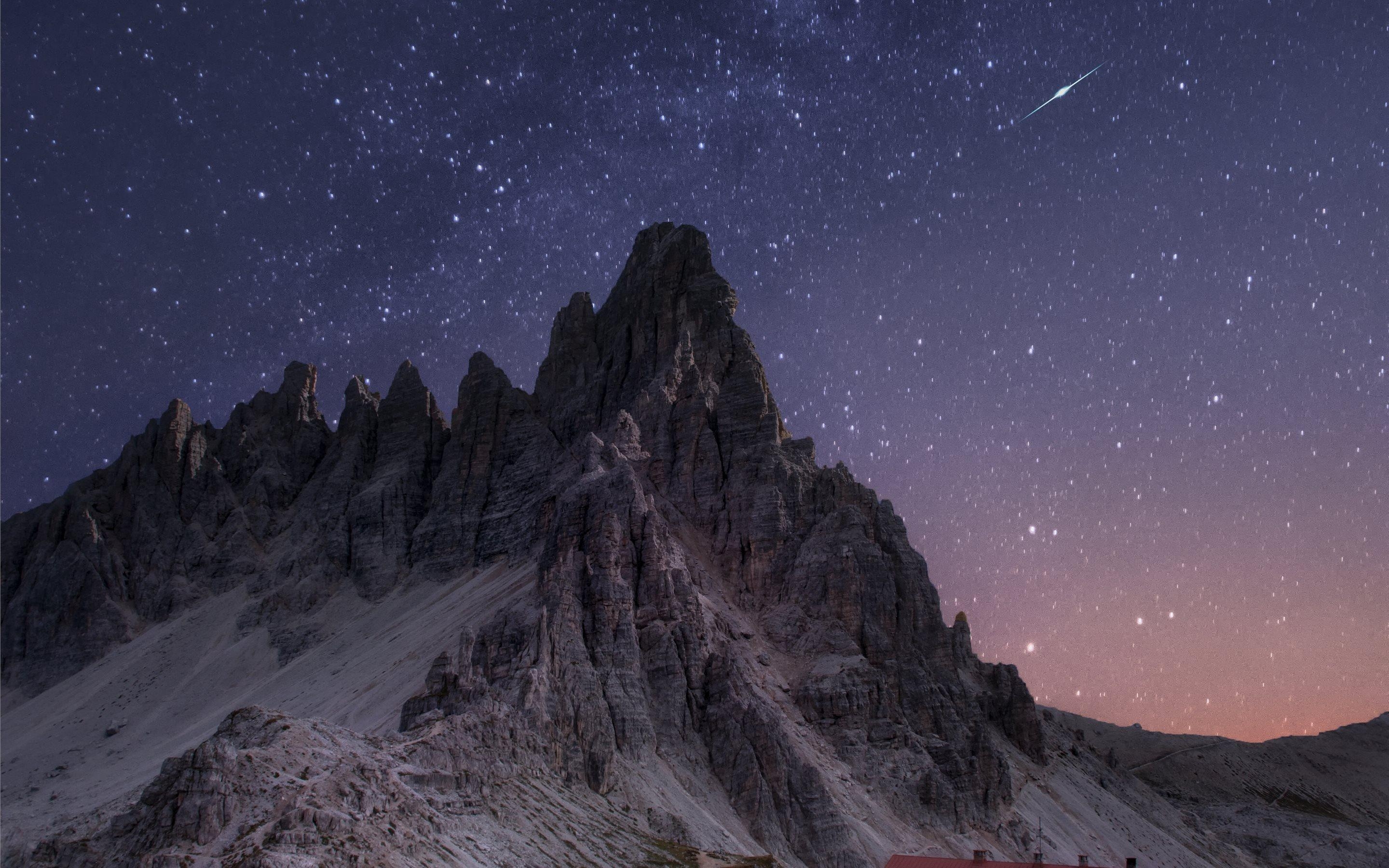 2880x1800 Stardust Over Dolomites Mac Wallpaper Download, Desktop