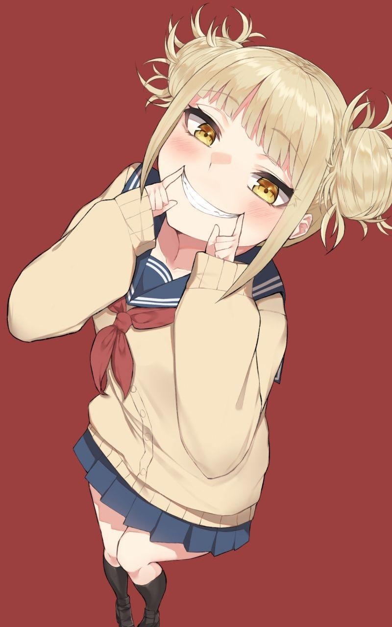 800x1280 Download  Wallpaper Humor, Himiko Toga, Anime Girl, Samsung, Phone