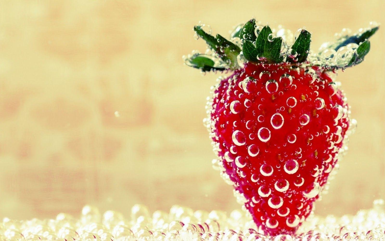 1600x1000 amazing HD wallpaper and photo about strawberry. Design, Desktop