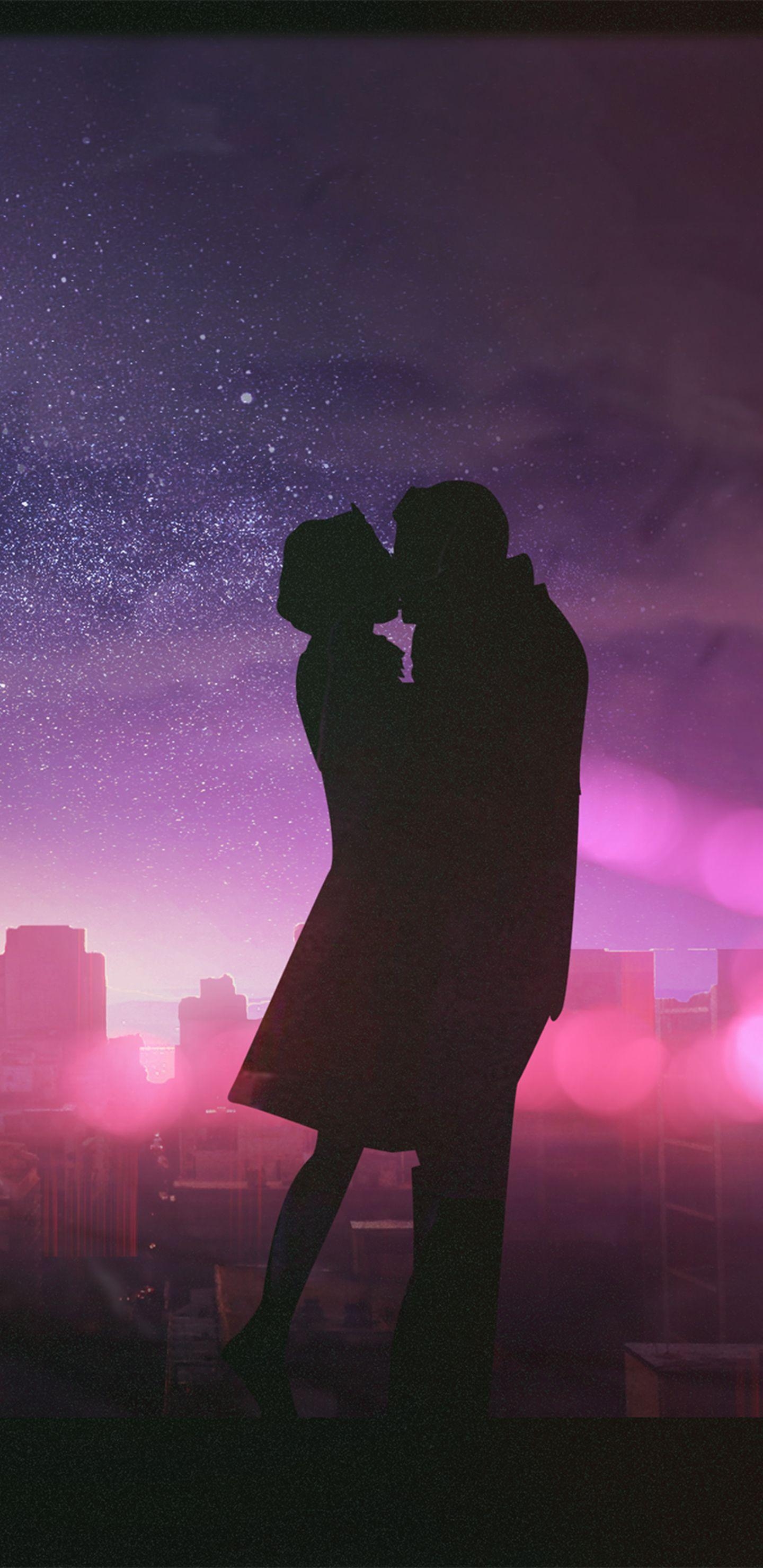 1440x2960 Romantic Kissing Wallpaper Lovers Wallpaper HD, Phone