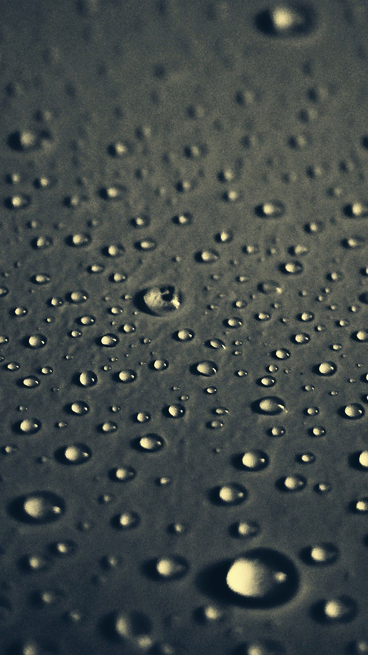 1250x2210 iPhone X wallpaper. waterdrop dark blue rain pattern, Phone