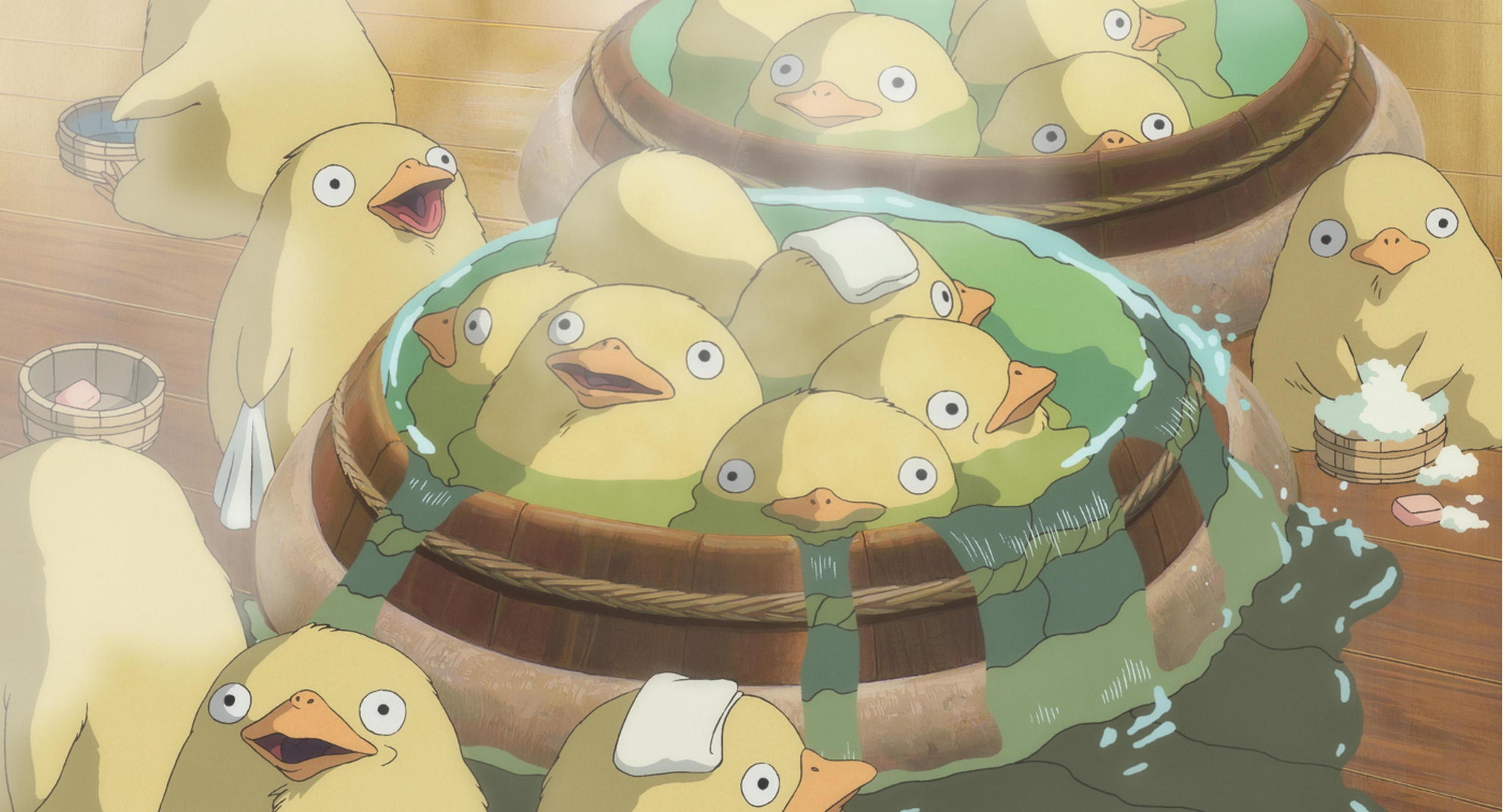 3560x1920 Duck bath from Spirited Away 3555 x.reddit.com, Desktop