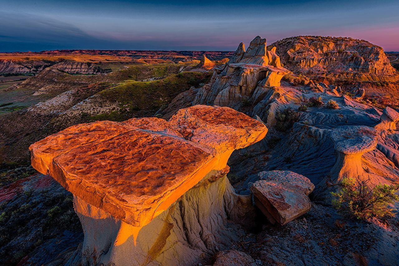 1280x860 Wallpaper USA Theodore Roosevelt National Park Nature Mountains, Desktop