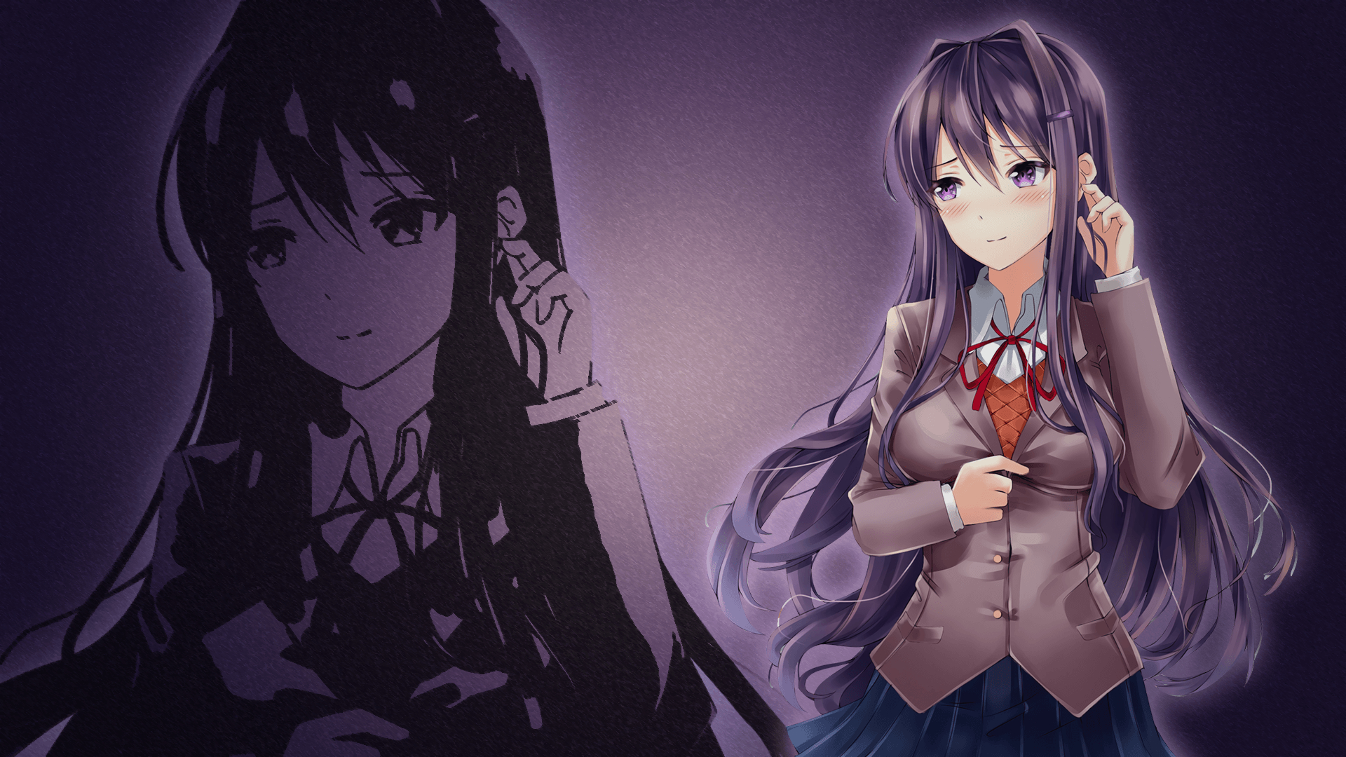 1920x1080 Made another Yuri wallpaper with a friend, Desktop