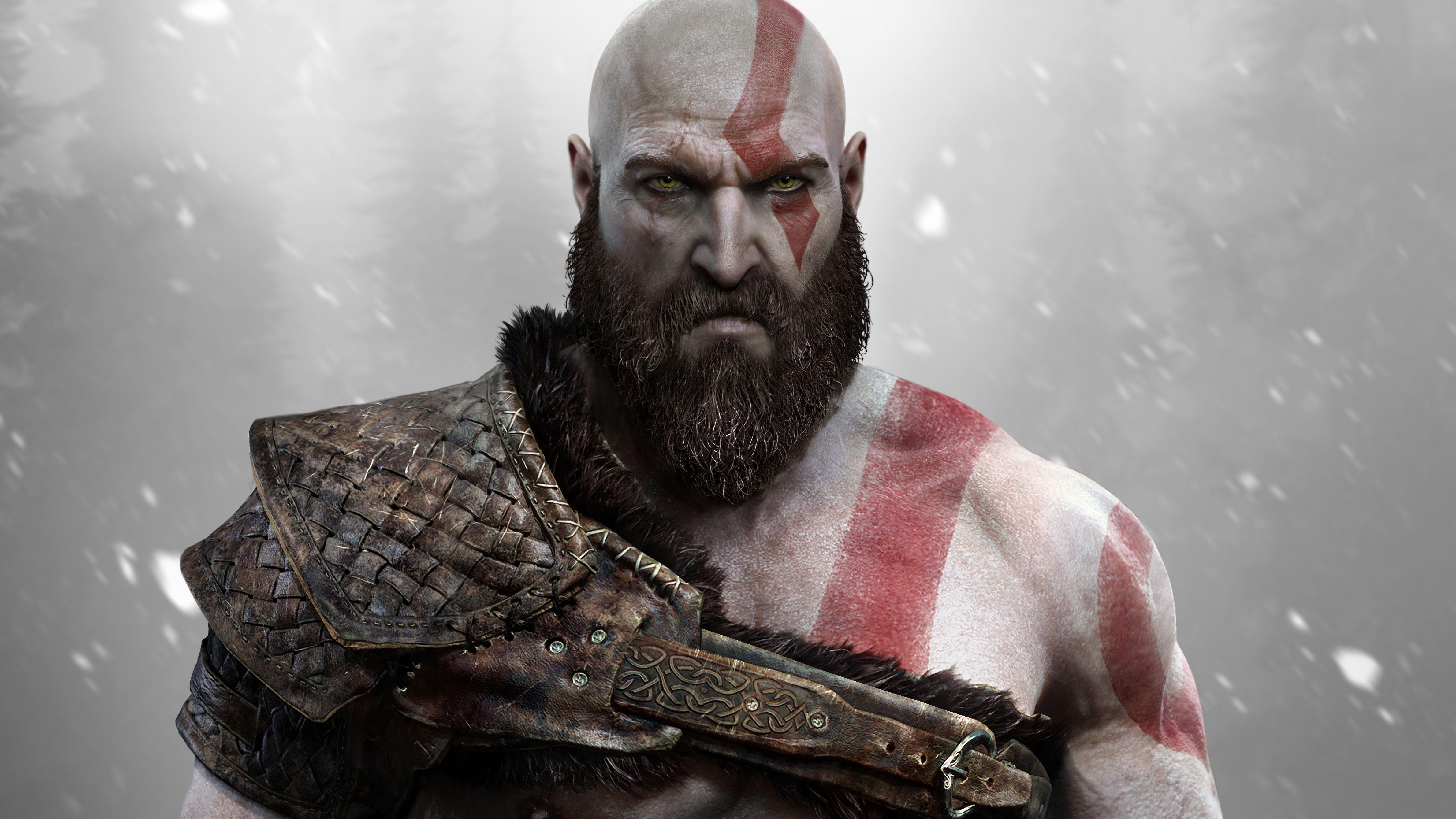 4760x2680 Wallpaper Kratos, God of War, PS 2017 Games, 4K, Games, Desktop