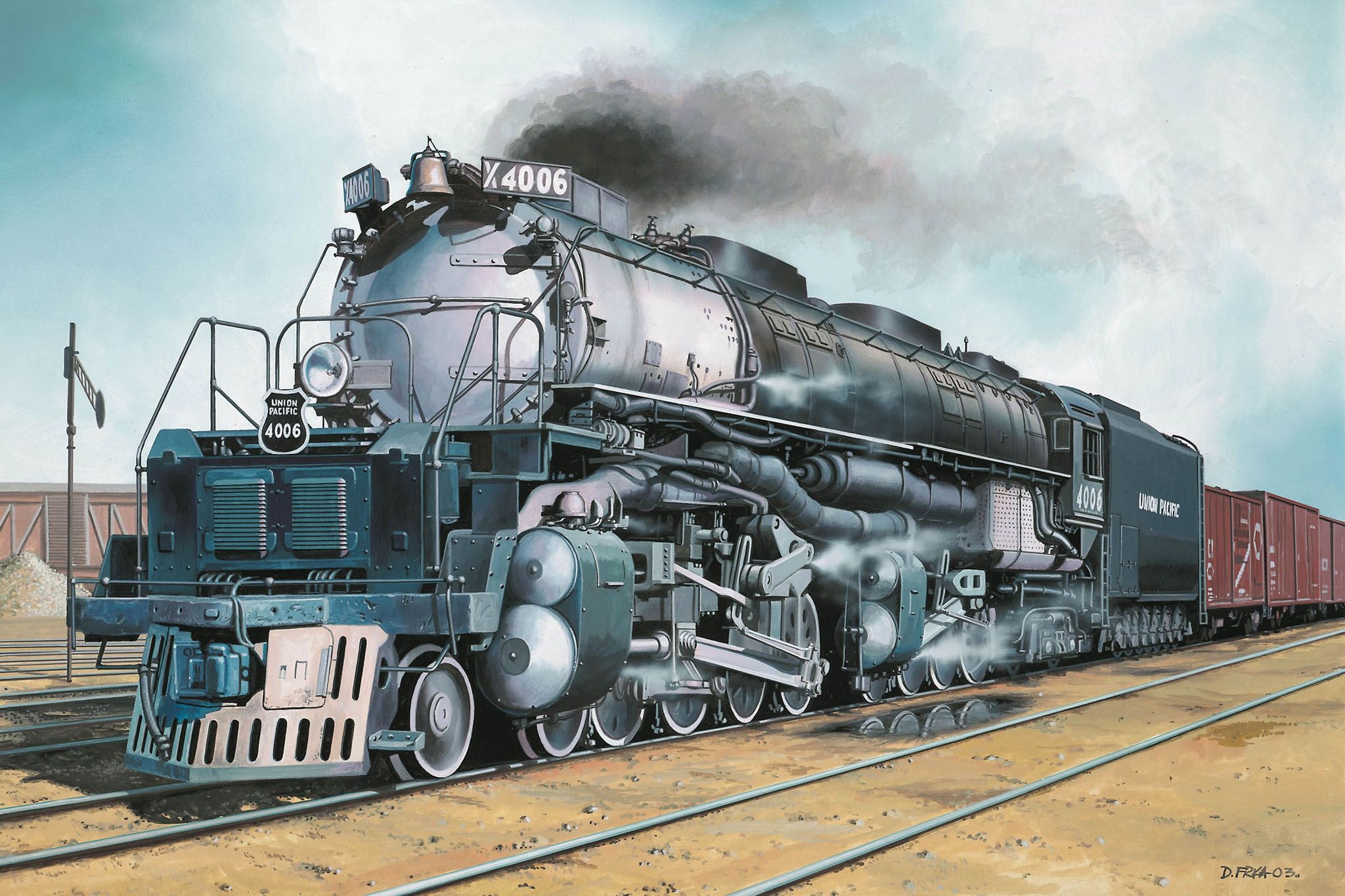 2050x1370 Big Boy Locomotive Wallpaper, Desktop