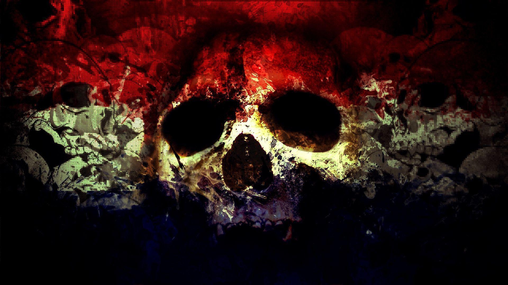 1920x1080 Skull Wallpaper. Free Art Wallpaper, Desktop