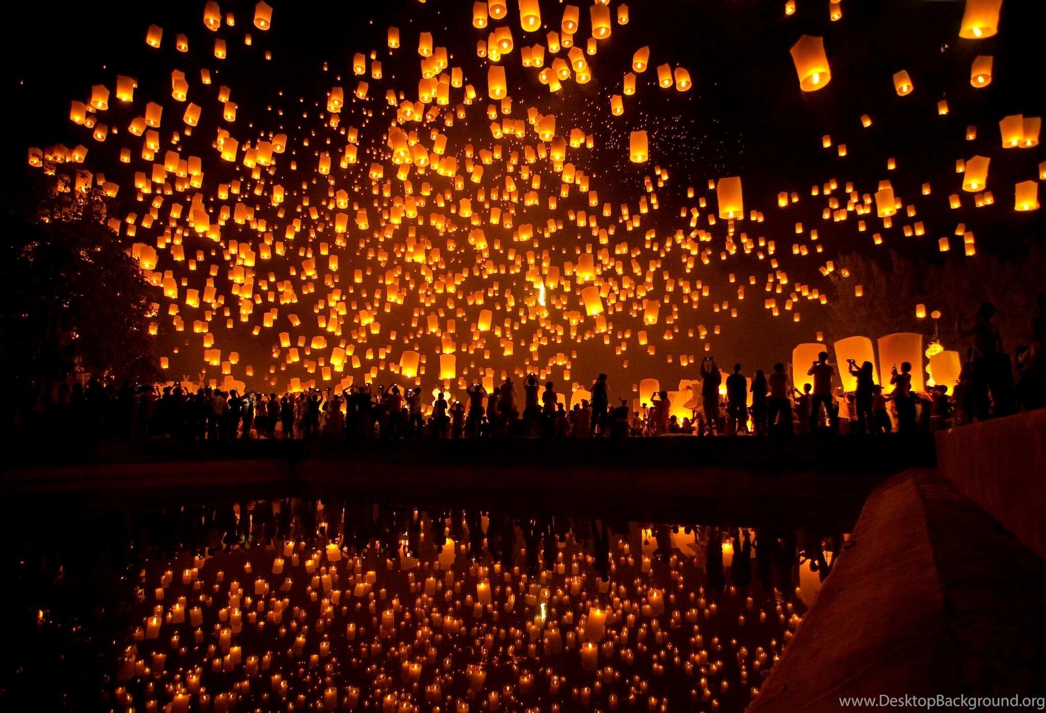 2050x1400 Lantern Festival Wallpaper, Desktop