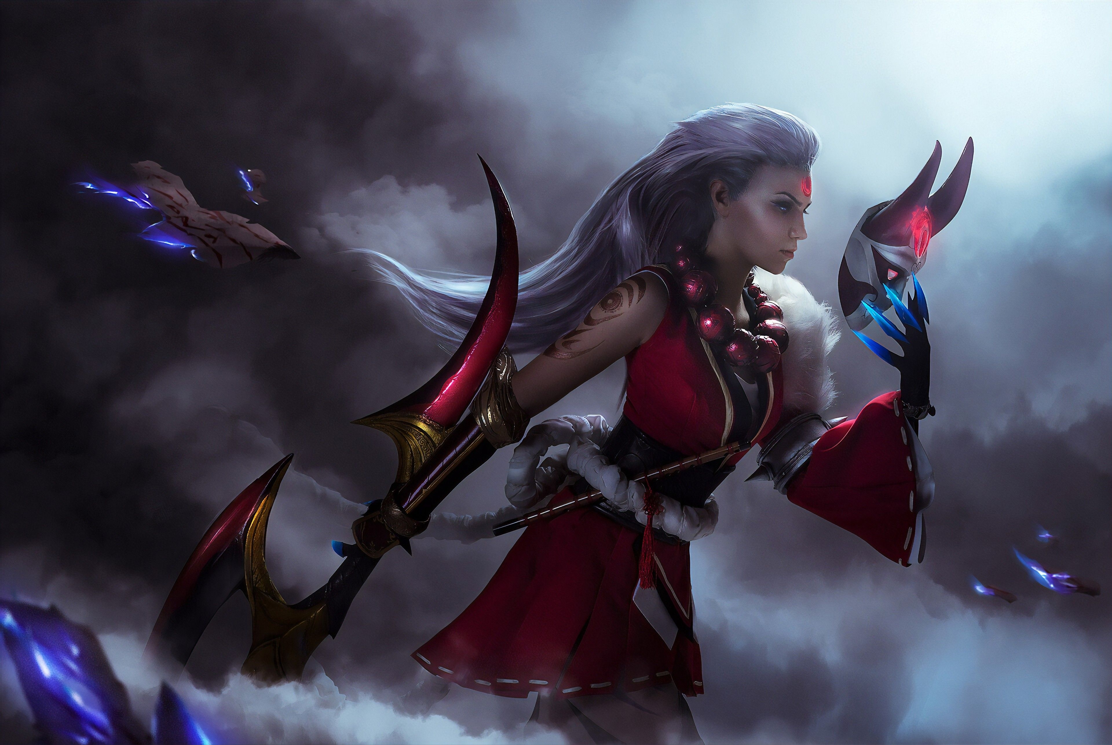 3840x2580 4k wallpaper League Of Legends Diana Cosplay. co, Desktop