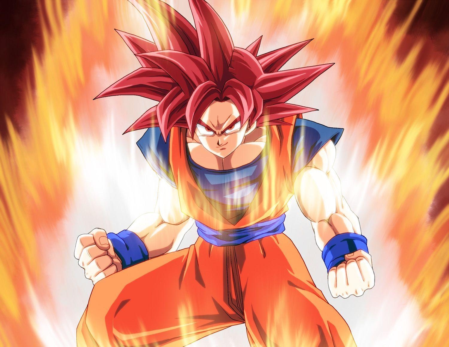 1500x1160 Dragon Ball Z Battle Of Gods Super Saiyan God Goku Wallpaper, Desktop