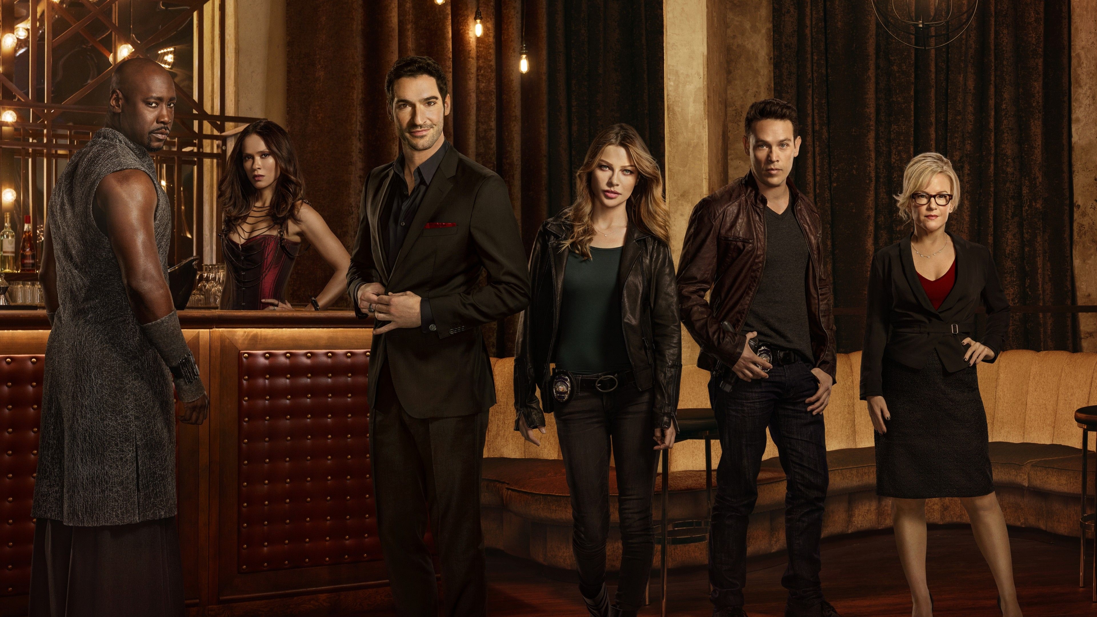 3840x2160 Wallpaper Lucifer, Tom Ellis, Lauren German, Kevin Alejandro, Best, Desktop