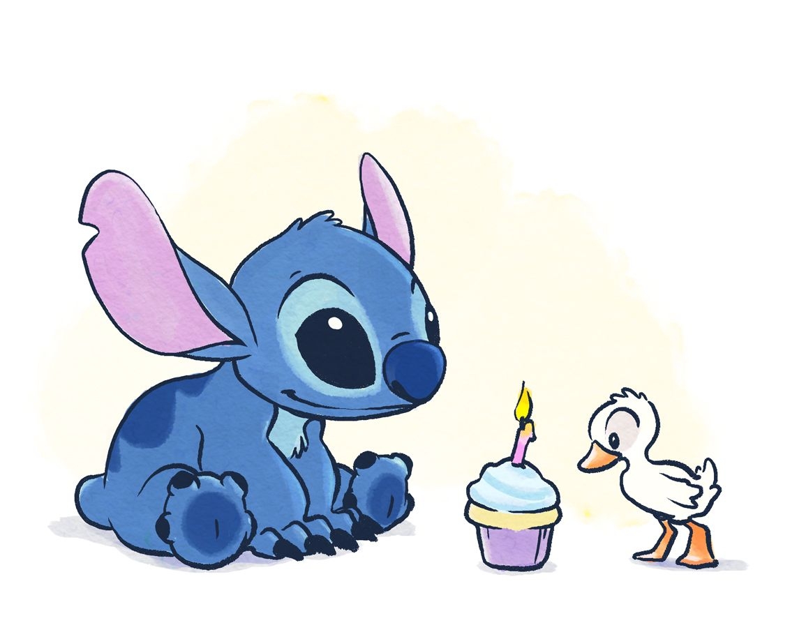 1160x900 Stitch Birthday Background Image, Desktop