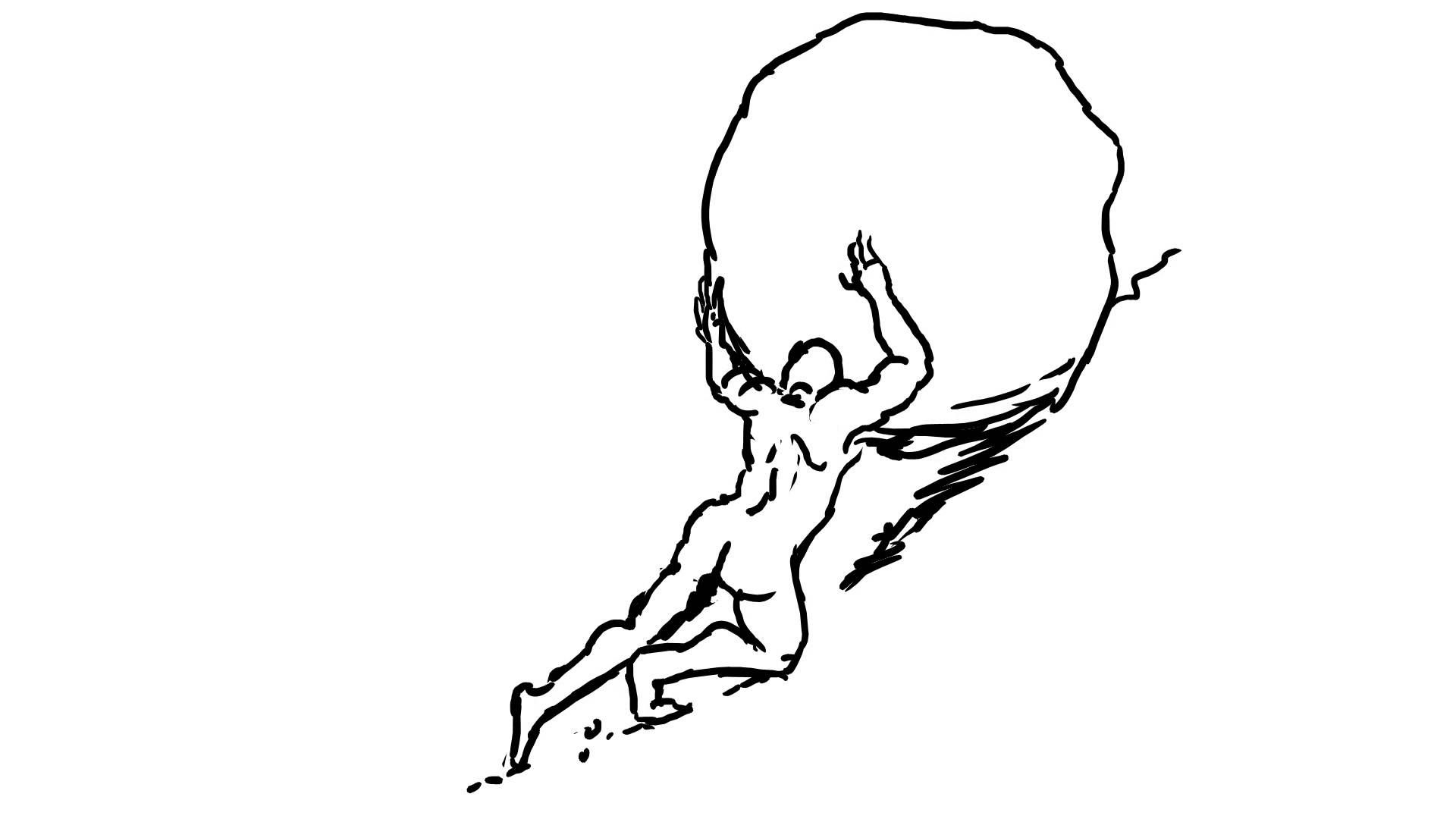 1920x1080 Sisyphe ideas. sisyphus tattoo, greek myths, art, Desktop