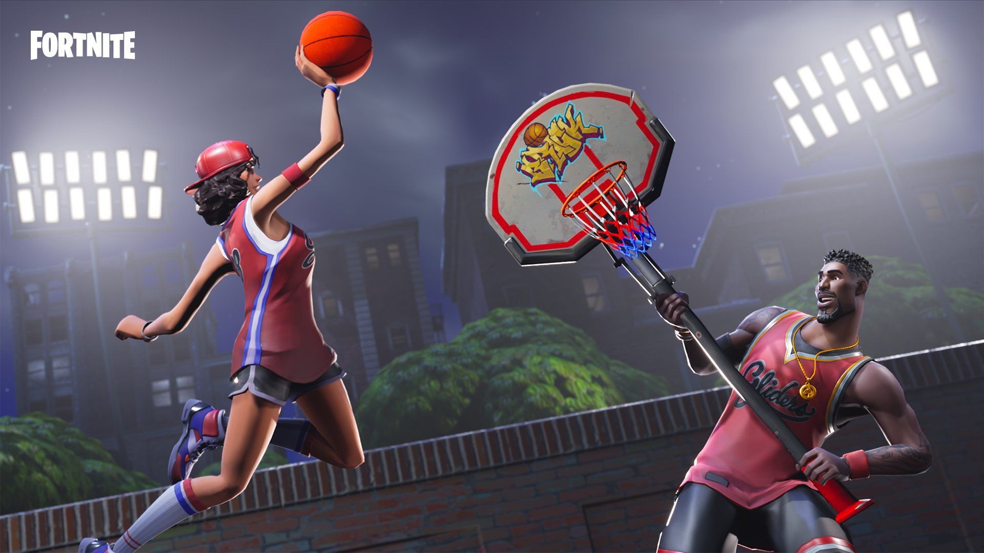 1920x1080 Triple Threat & Jumpshot are Rare Fortnite Skin depicting, Desktop