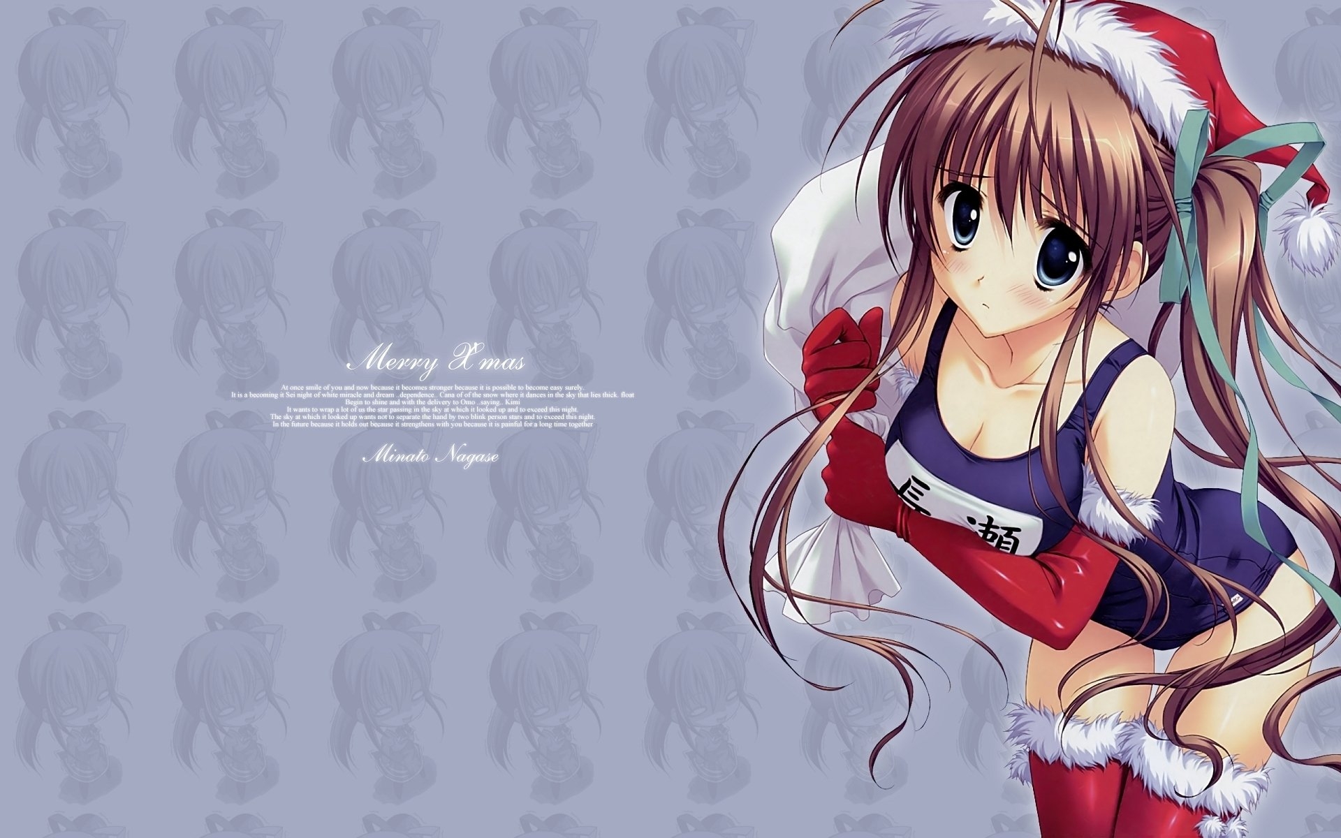 1920x1200 Christmas Anime Girl HD HD wallpaper, Desktop