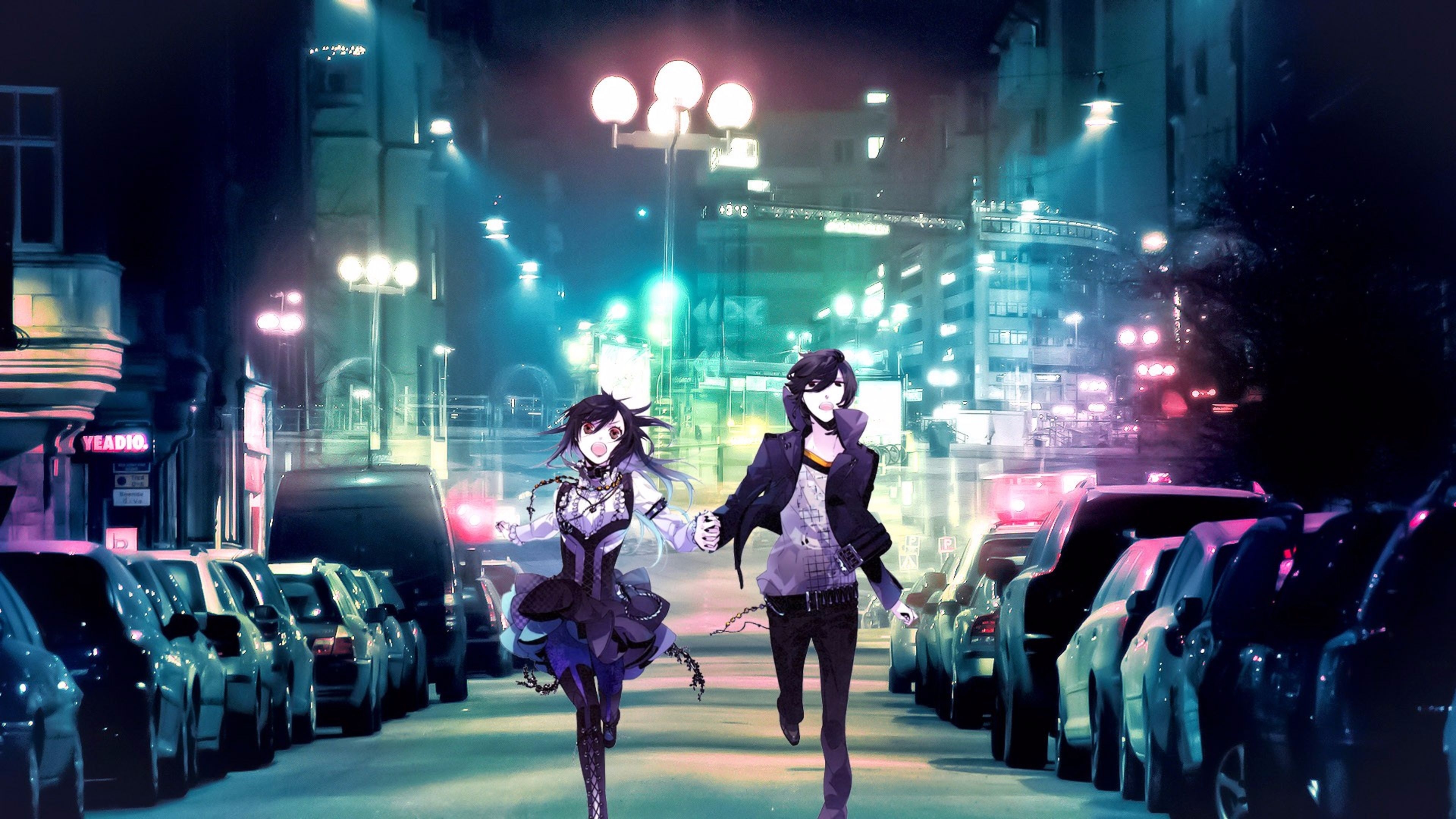 3840x2160 Free download Running the Streets 2016 4K Anime Wallpaper 4K, Desktop