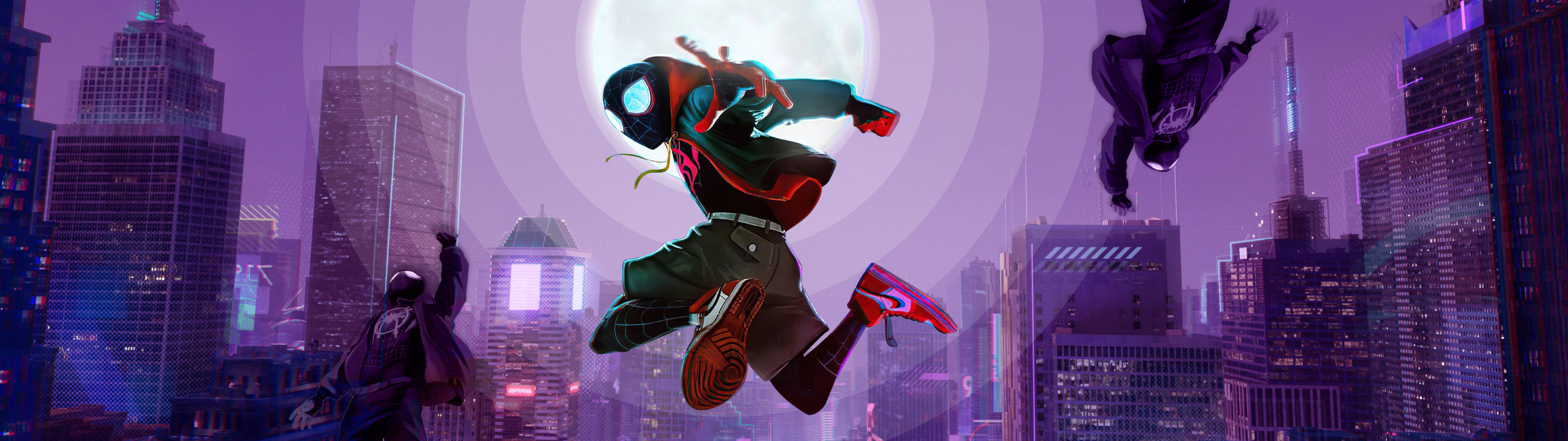 5120x1440 Download Spider Verse  Gaming Background Wallpaper, Dual Screen