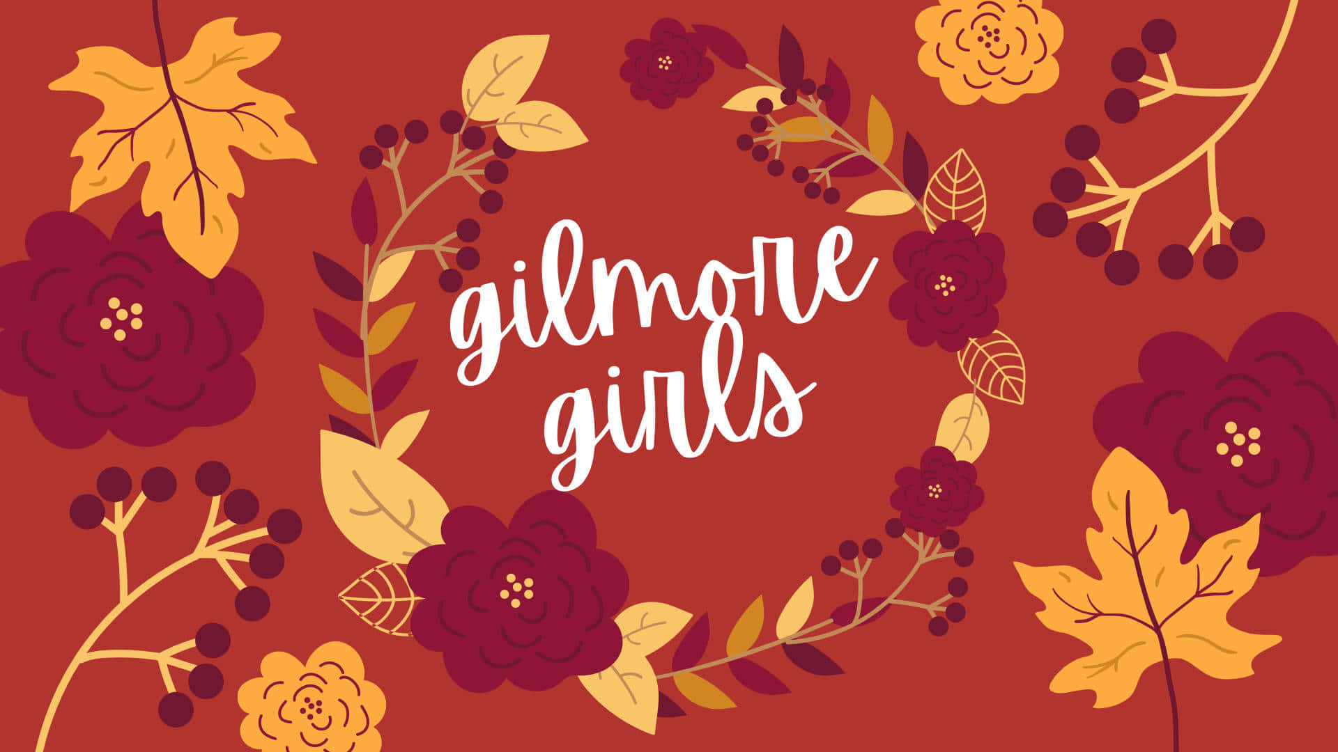 1920x1080 Download Gilmore Girls Floral Autumn, Desktop