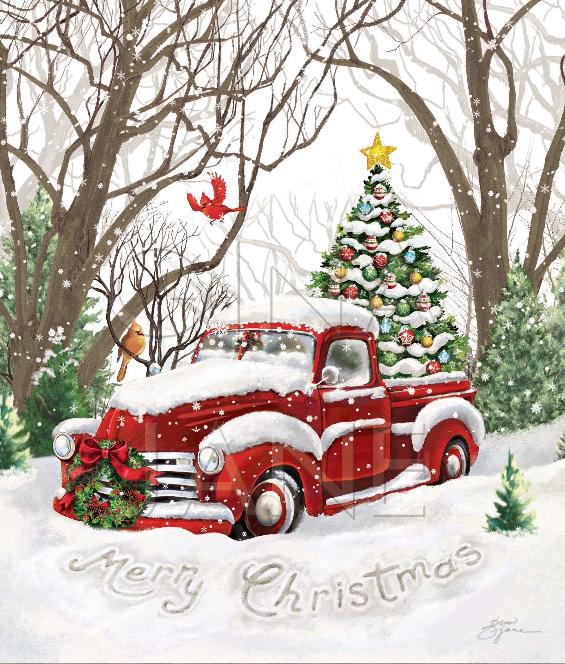 1950x2300 Vintage DIY Christmas Craft Decor. Pioneer Prairie Woman Red Truck Christmas Tree Merry Christmas Home Decor. Christmas red truck, Christmas decorations, Merry christmas diy, Phone