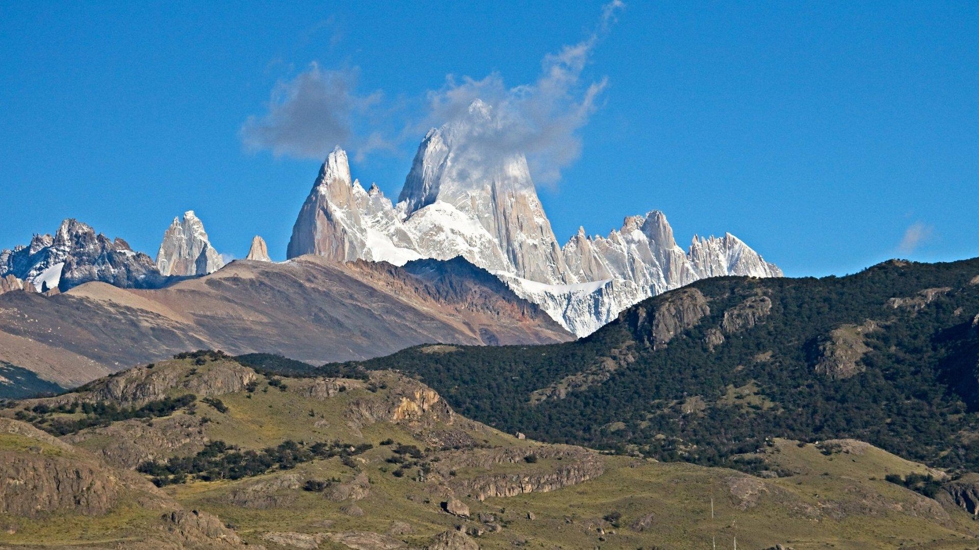 1920x1080 Mount Fitzroy HD Wallpaper, Desktop