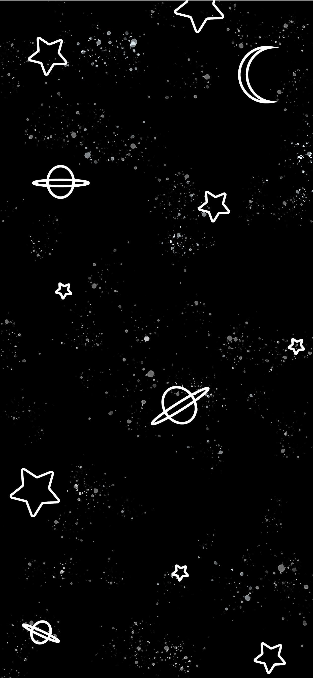 1250x2690 Black and White Space Wallpaper.wallpaperaccess.com, Phone