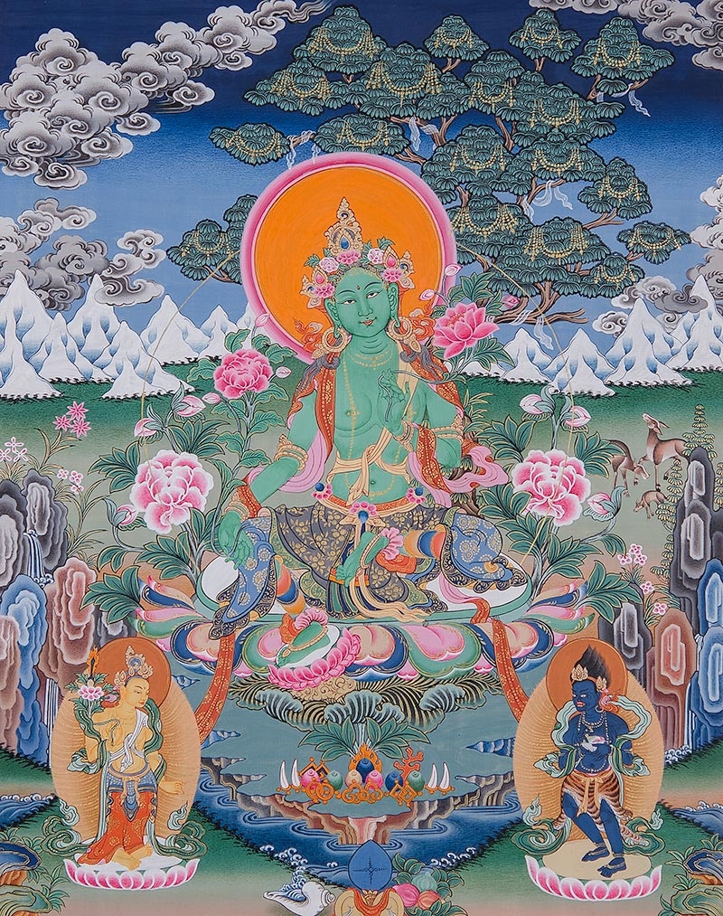 800x1020 Green Tara, Phone