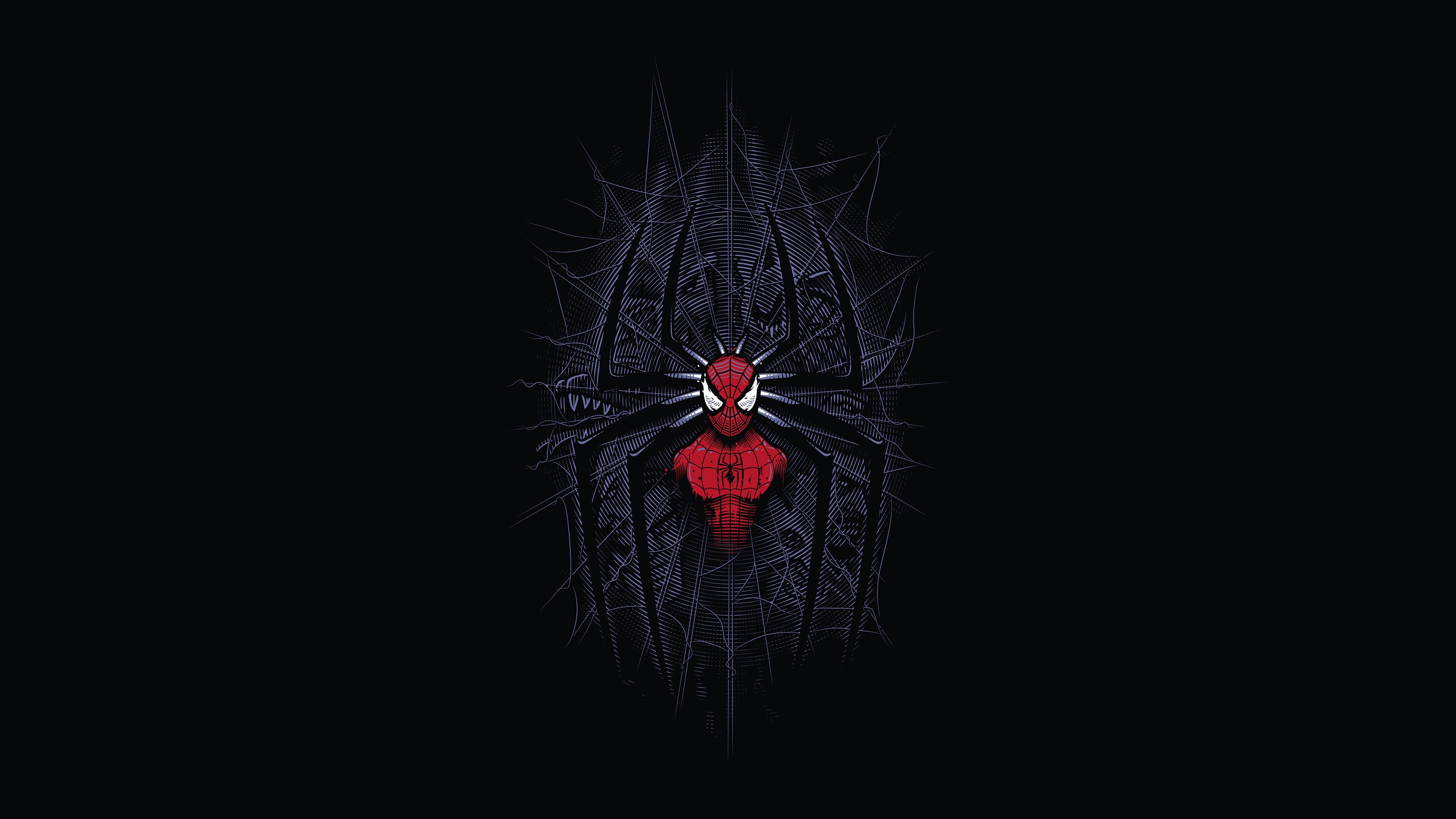 3840x2160 Wallpaper 4k Spiderman Minimalist Digital Art 4k 4k Wallpaper, Desktop