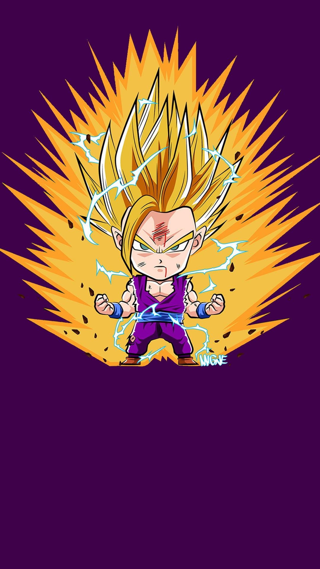 1080x1920 Dragonball Z Son Gohan digital wallpaper, Dragon Ball, Phone